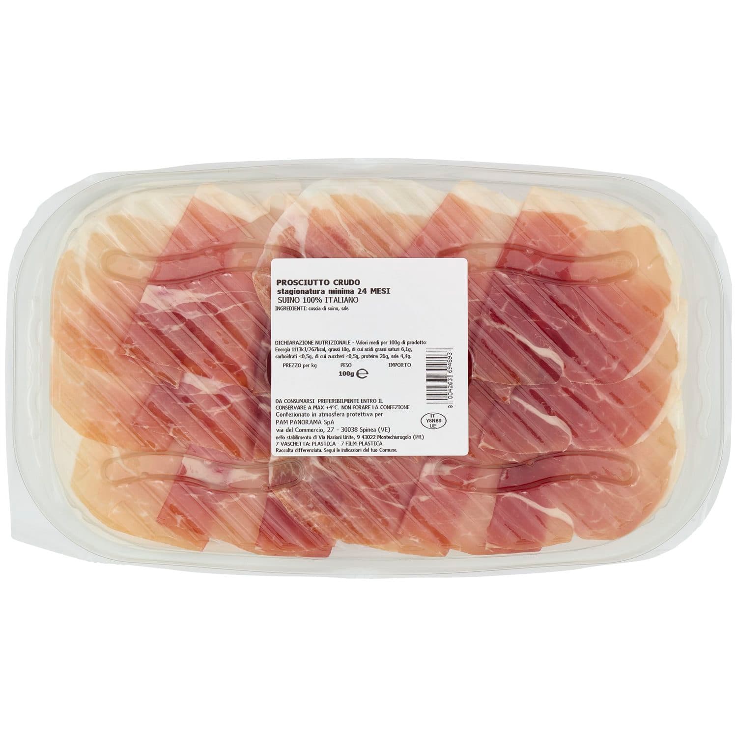 Salumeria Artigiana Prosciutto Crudo Ruliano 24 mesi 100 g – immagine 5