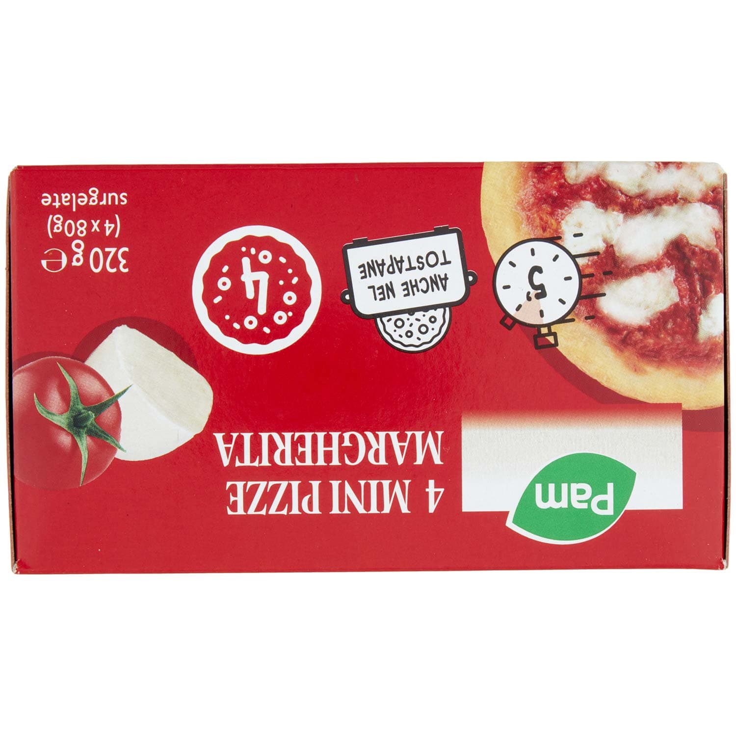 PAM 4 Mini Pizze Margherita surgelate 4 x 80 g – immagine 7