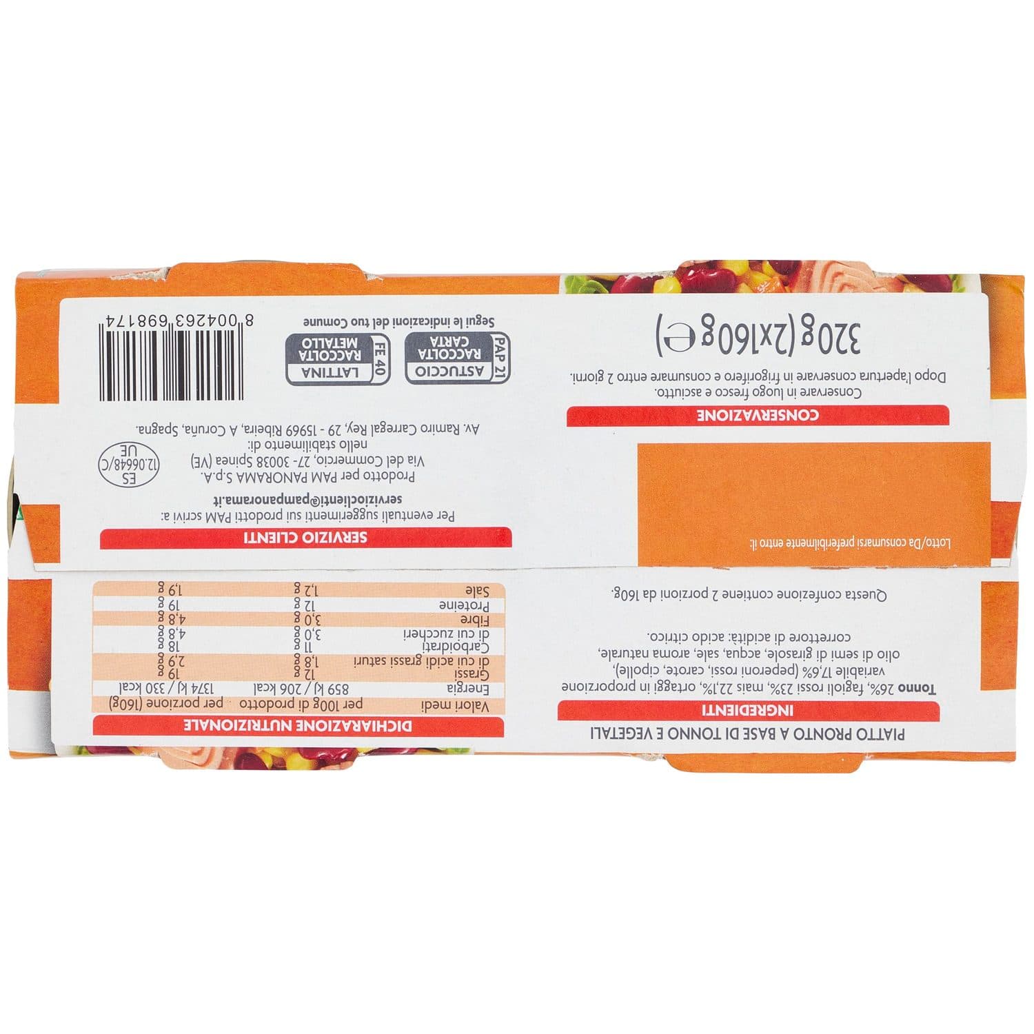 PAM Insalata alla Messicana con Tonno 2 x 160 g – immagine 5