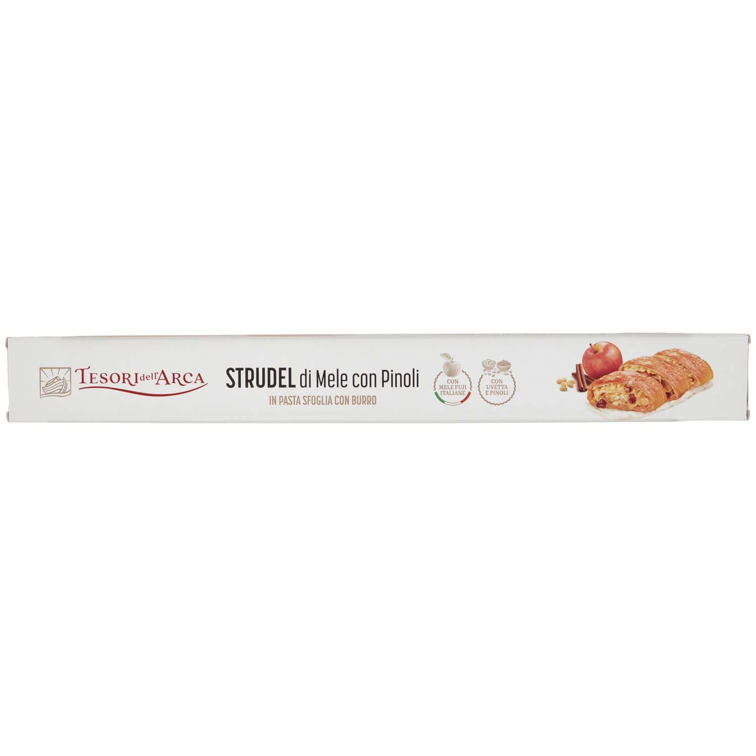 TESORI DELL'ARCA Strudel di Mele con Pinoli in Pasta Sfoglia con Burro Surgelato 600 g – immagine 7