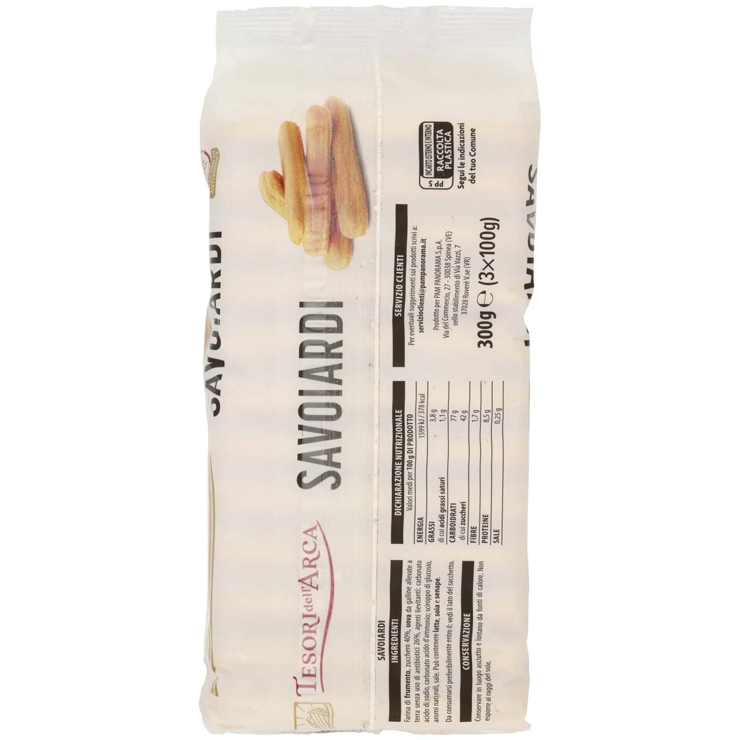 TESORI DELL'ARCA Savoiardi 3 x 100 g – immagine 5