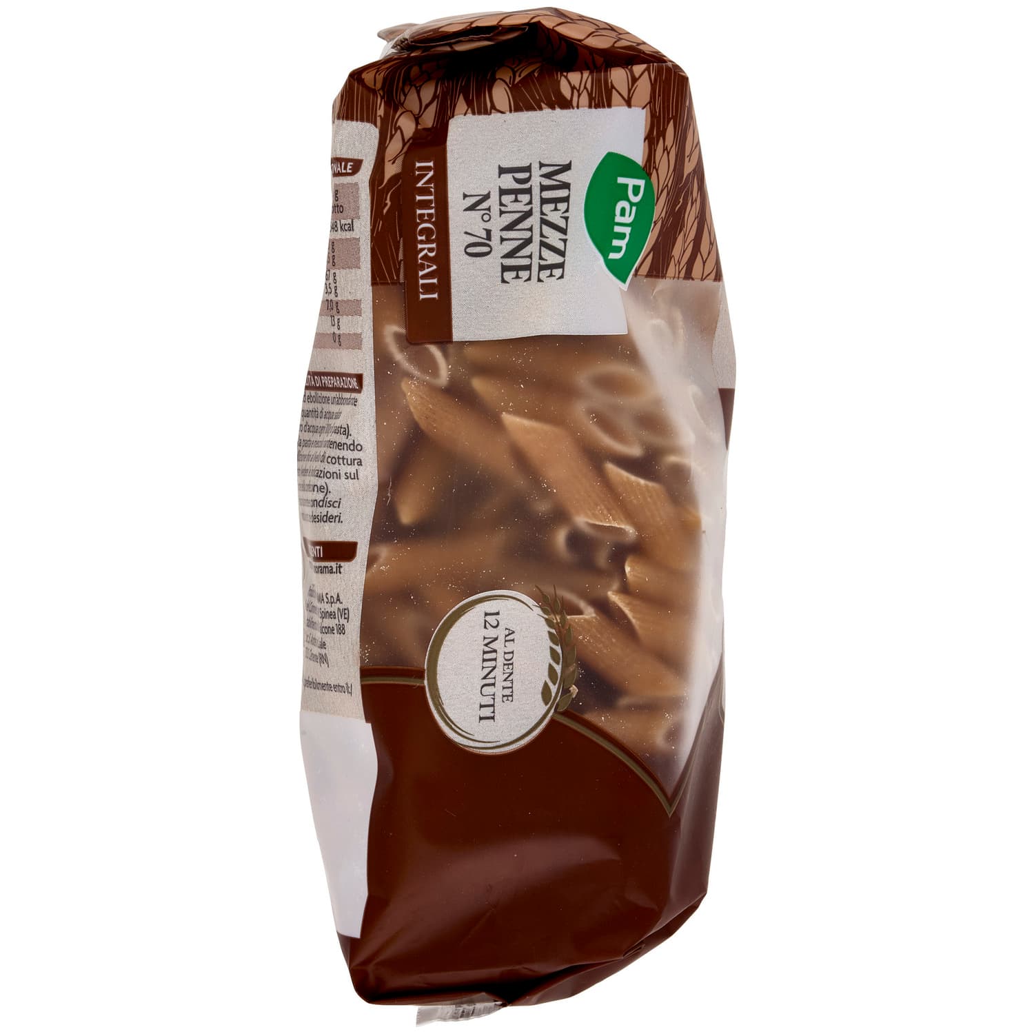 PAM Mezze Penne N° 70 Integrali 500 g – immagine 4