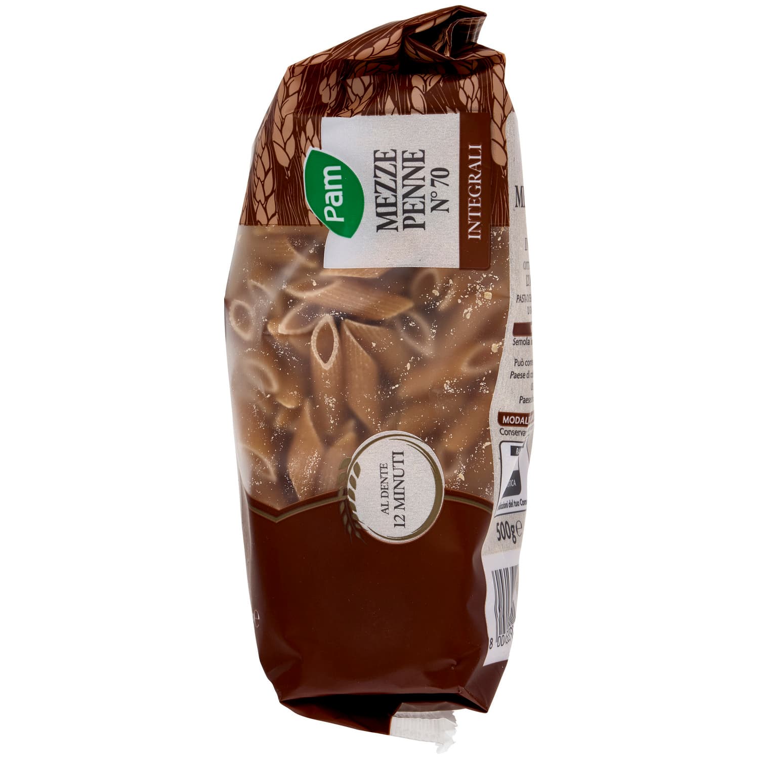 PAM Mezze Penne N° 70 Integrali 500 g – immagine 6