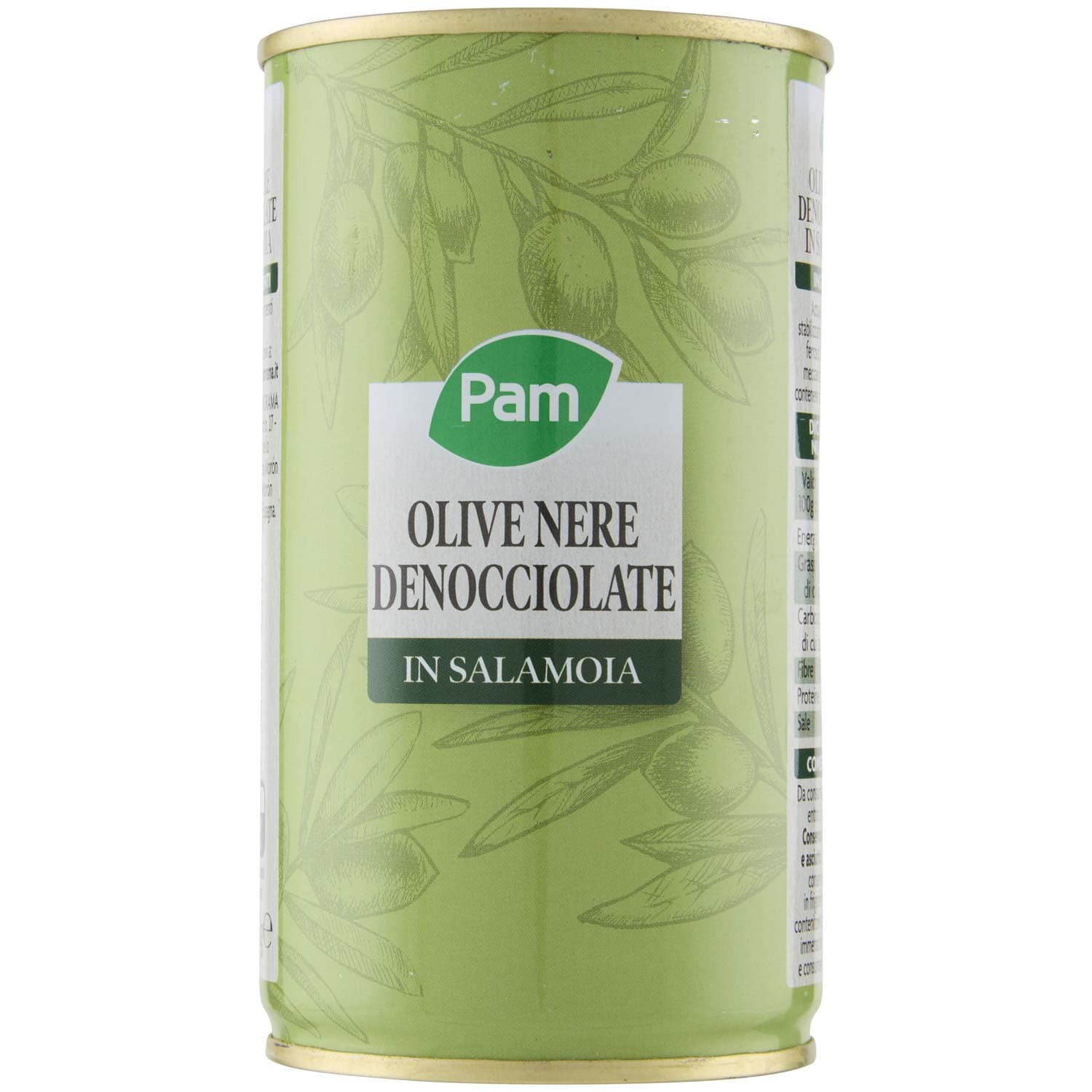 PAM Olive Nere Denocciolate in Salamoia 350 g – immagine 3