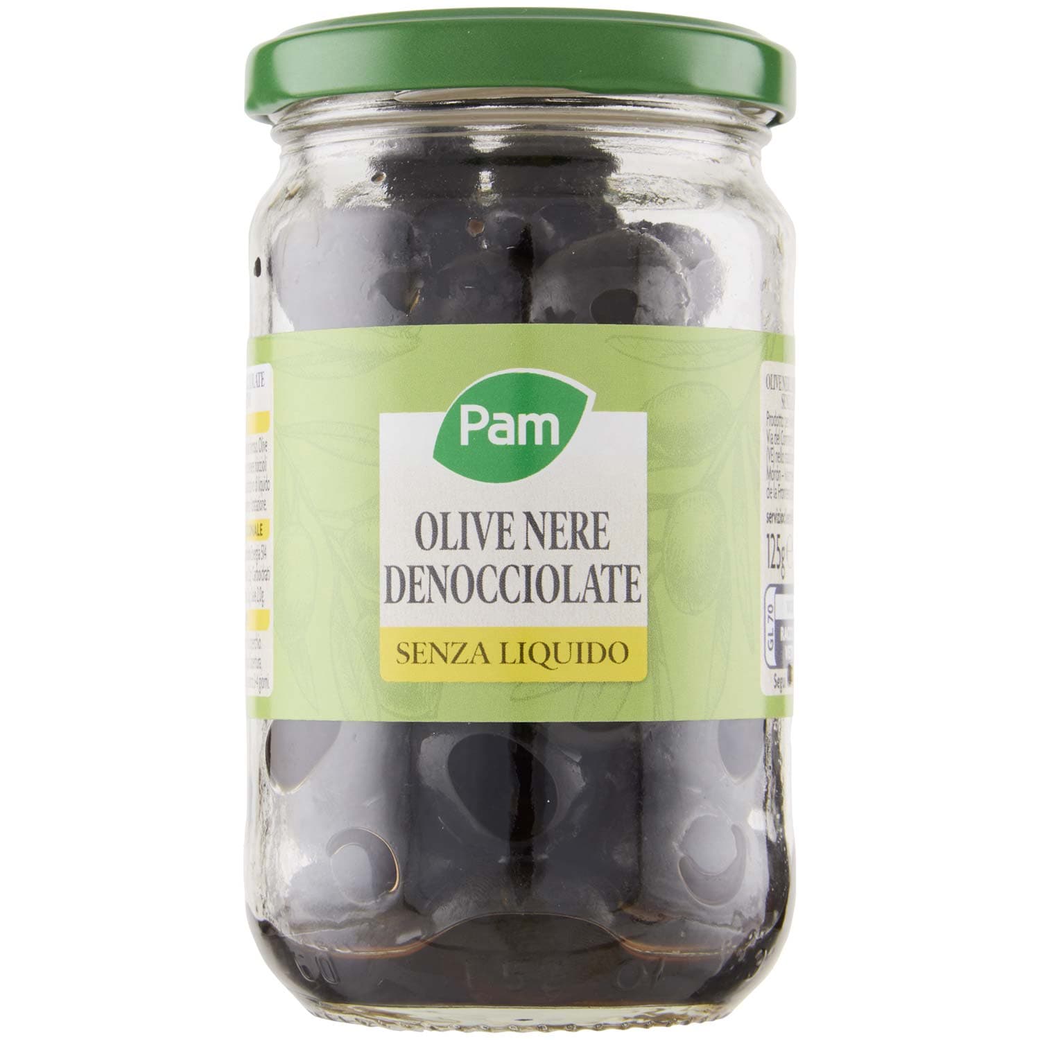 PAM Olive Nere Denocciolate Senza Liquido 125 g – immagine 3