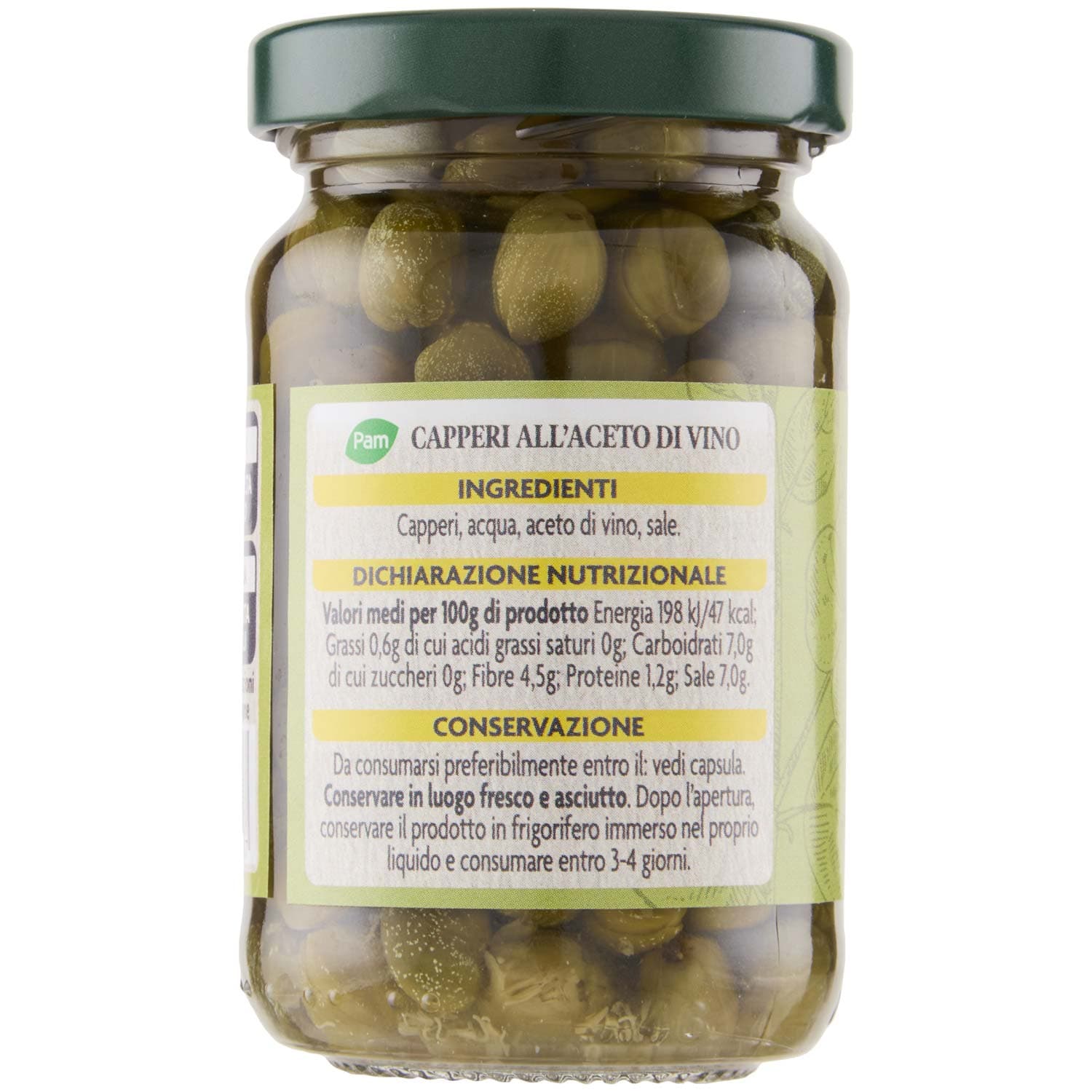 PAM Capperi all'Aceto di Vino 105 g – immagine 4