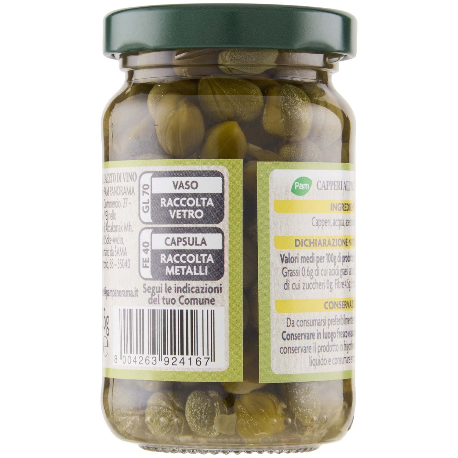 PAM Capperi all'Aceto di Vino 105 g – immagine 5
