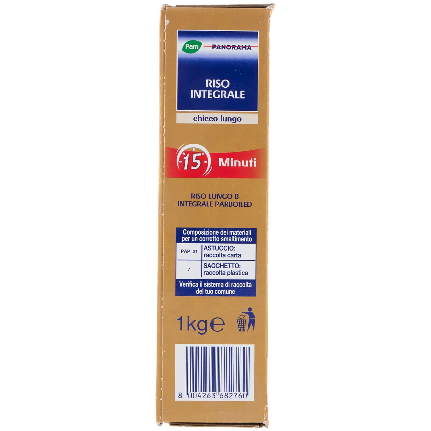 PAM PANORAMA Riso Integrale 10 minuti 1 kg – immagine 4