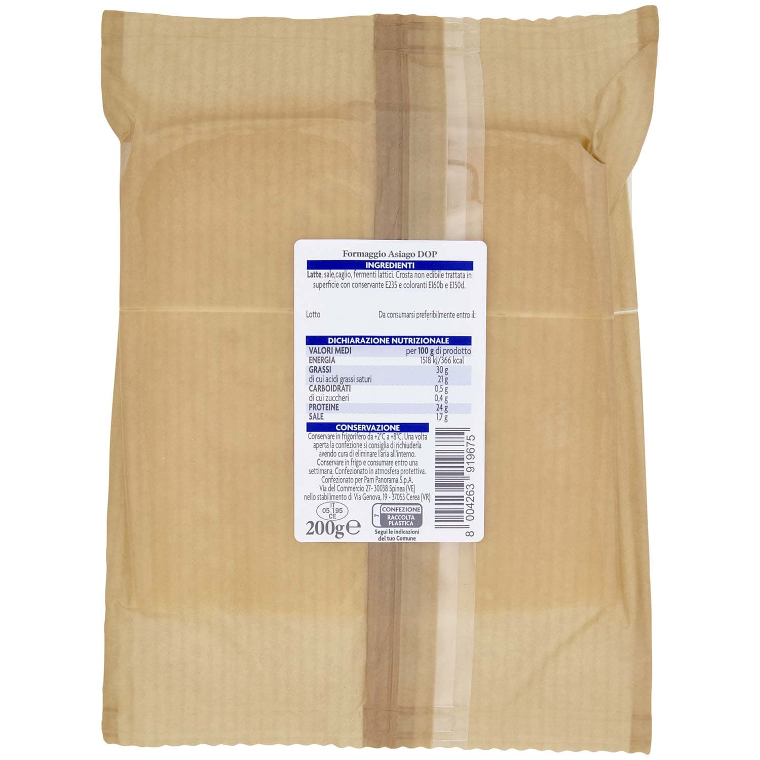 PAM Asiago DOP 200 g – immagine 5