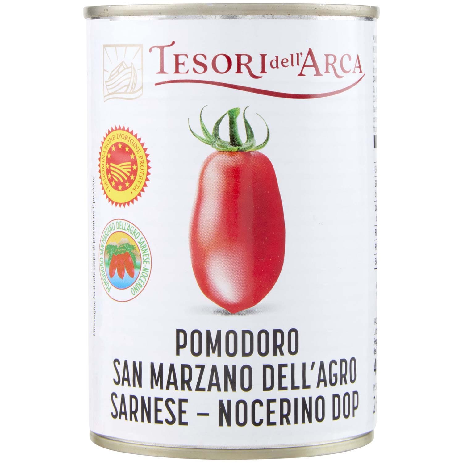TESORI DELL'ARCA Pomodoro San Marzano dell'Agro Sarnese - Nocerino DOP 400 g – immagine 3