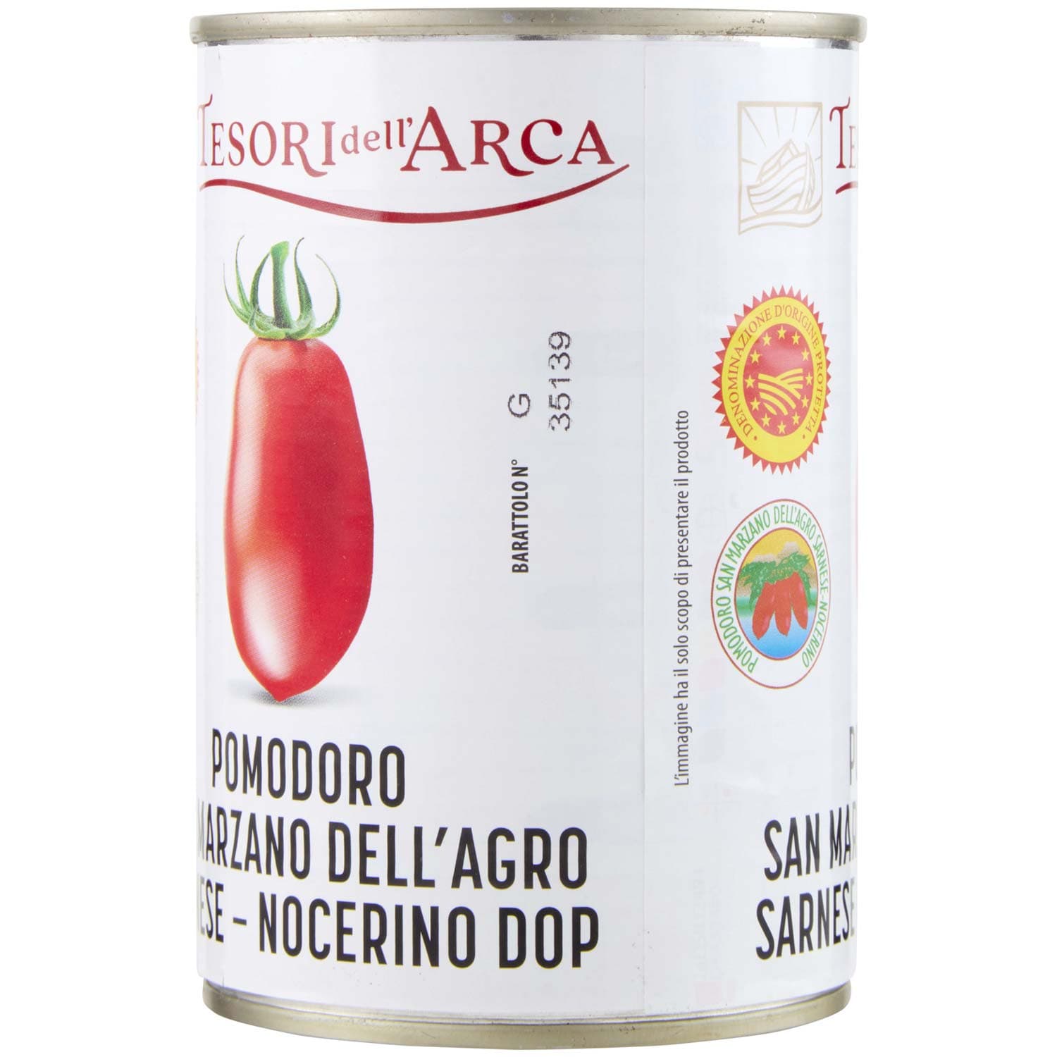 TESORI DELL'ARCA Pomodoro San Marzano dell'Agro Sarnese - Nocerino DOP 400 g – immagine 4
