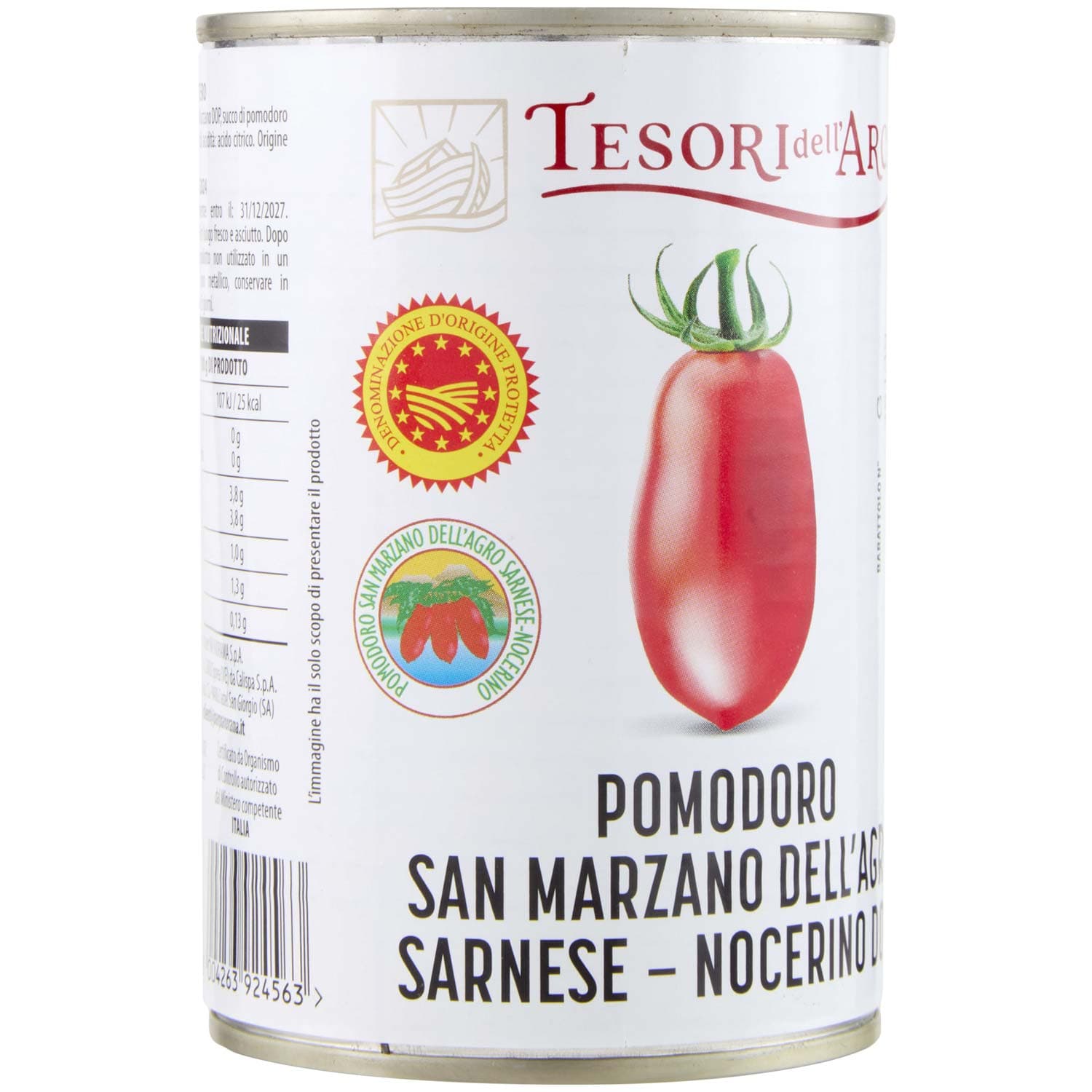 TESORI DELL'ARCA Pomodoro San Marzano dell'Agro Sarnese - Nocerino DOP 400 g – immagine 5
