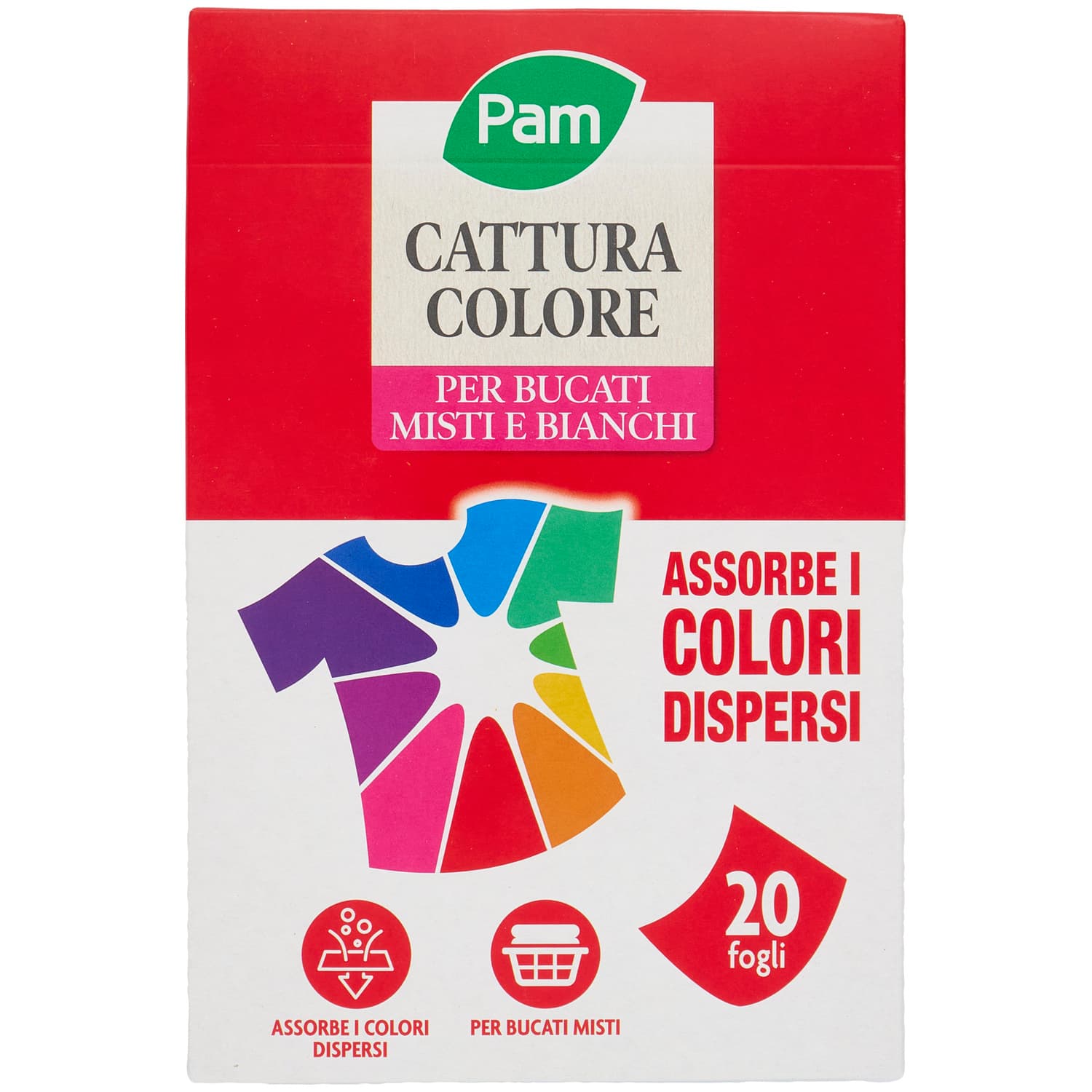 PAM Cattura Colore per Bucati Misti e Bianchi 20 pz – immagine 3