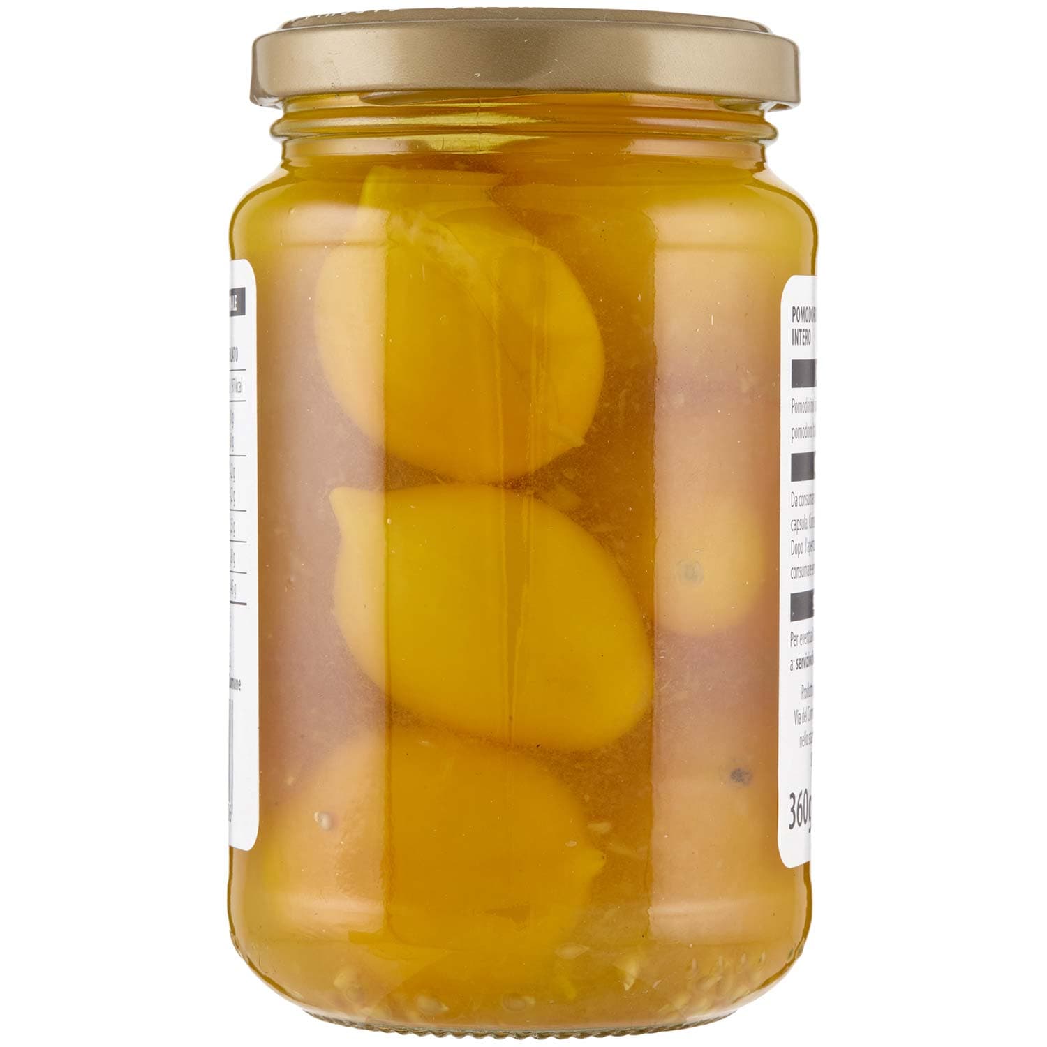 TESORI DELL'ARCA Pomodoro Intero in Acqua e Sale Giallo 360 g – immagine 5