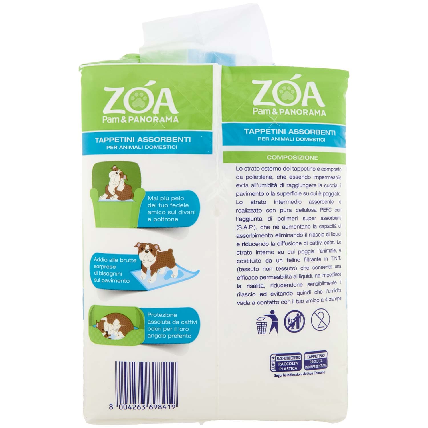 Z”A Tappetini Assorbenti per Animali Domestici Misura Grande 60x90 cm – immagine 4