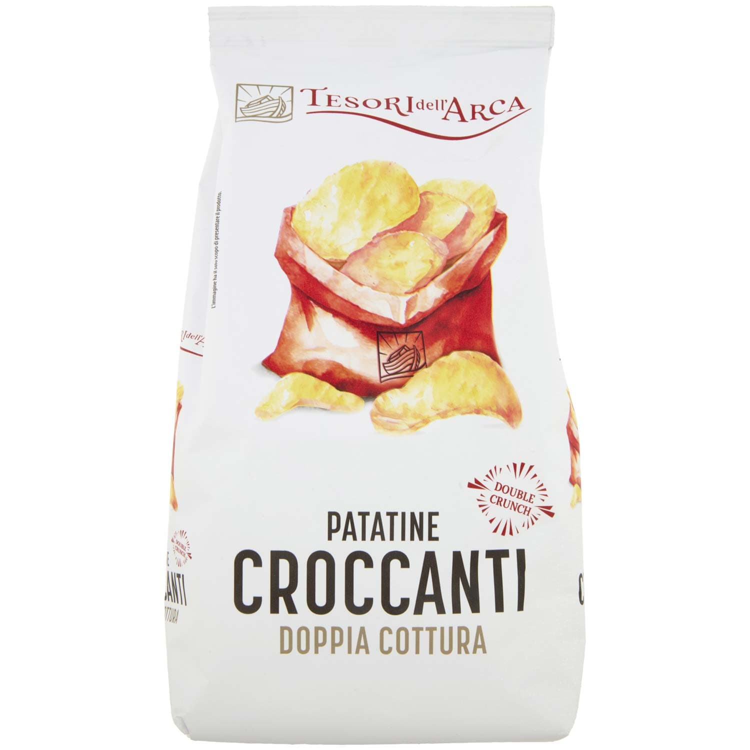 TESORI DELL'ARCA Patatine Croccanti Doppia Cottura 130 g – immagine 3