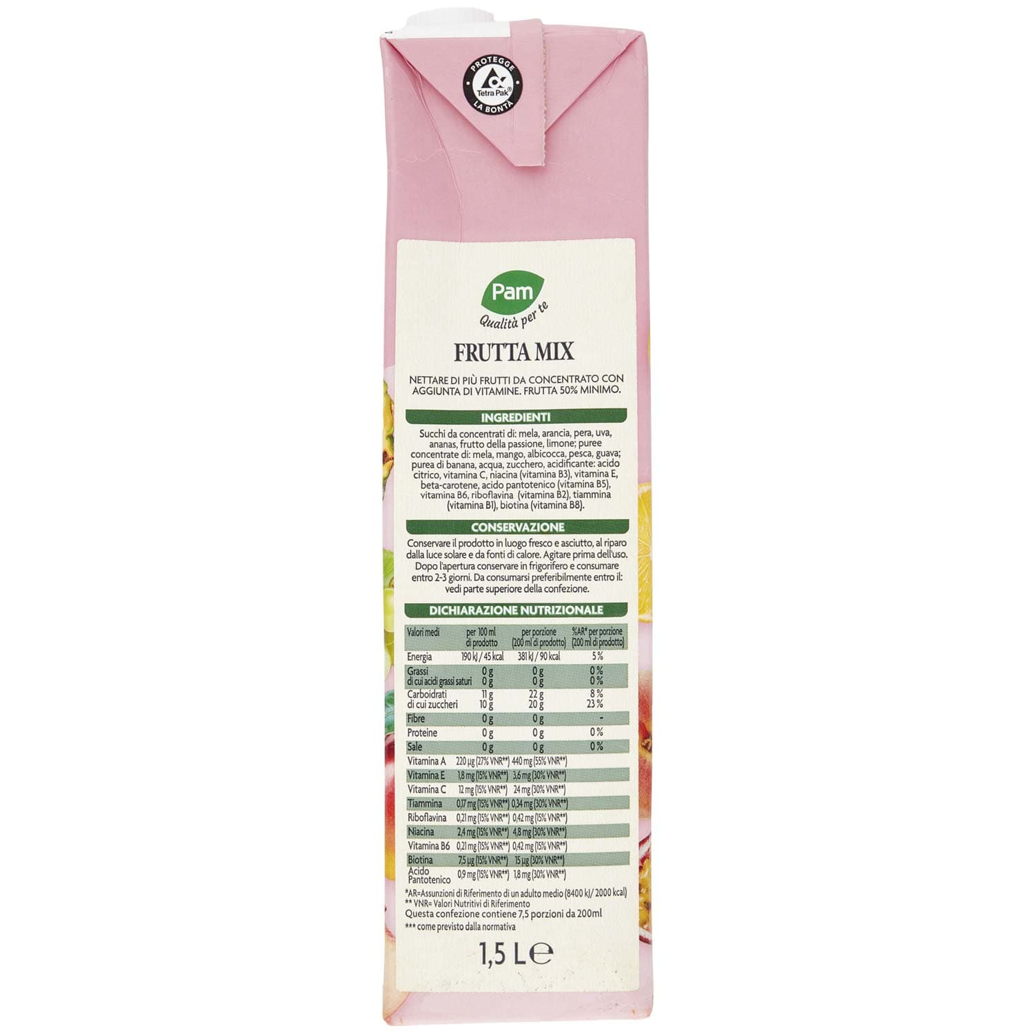 PAM Qualità per te Frutta Mix 1.5 L – immagine 4