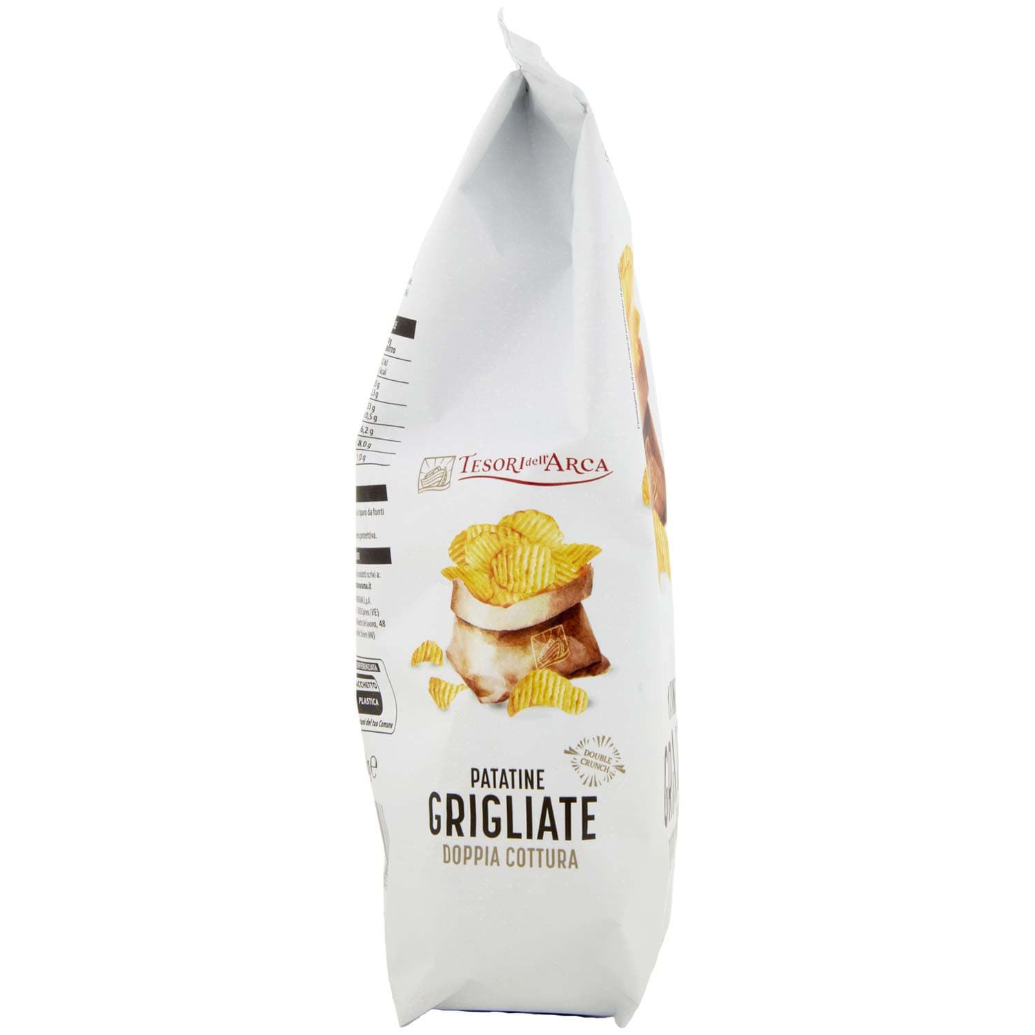 TESORI DELL'ARCA Patatine Grigliate Doppia Cottura 130 g – immagine 4