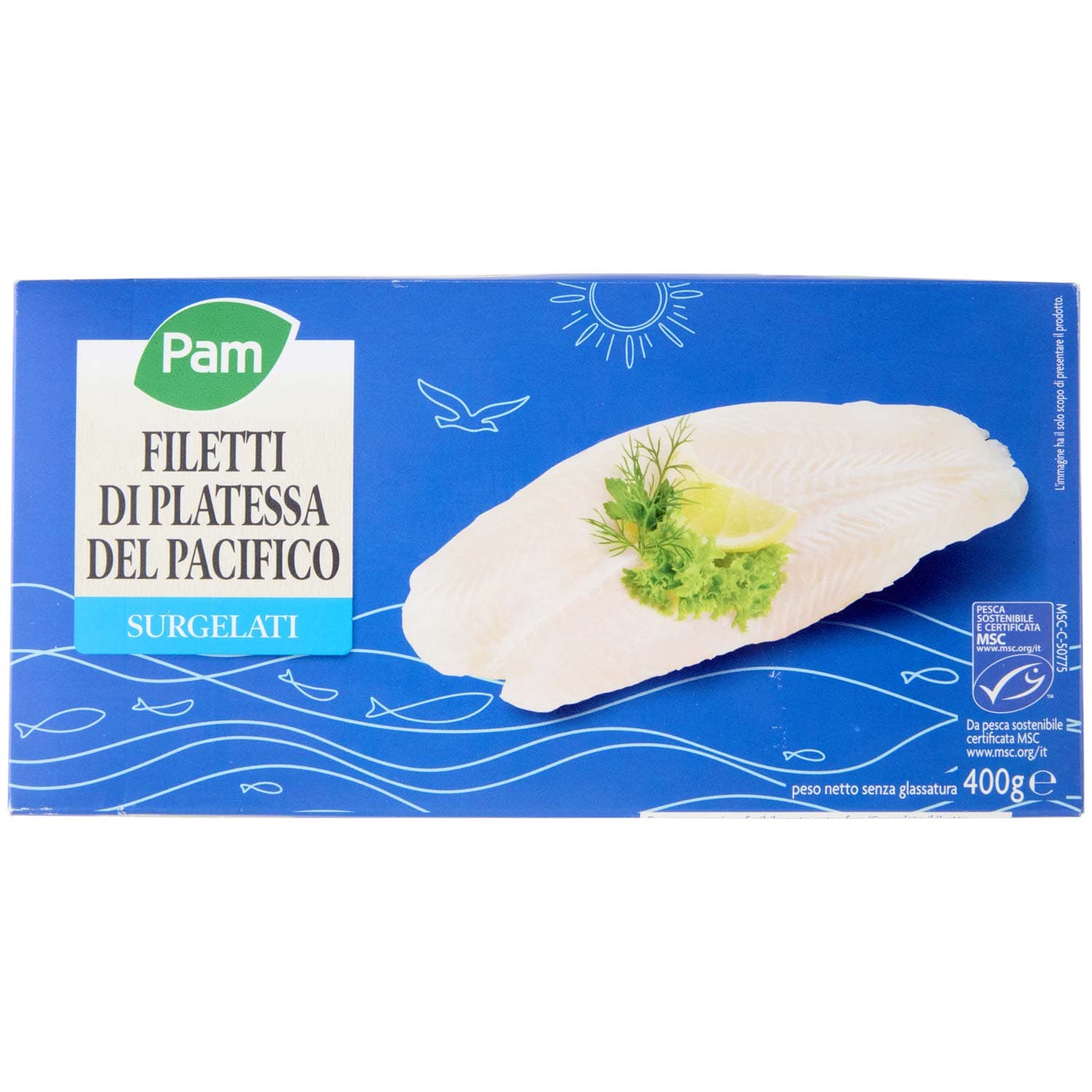 PAM Filetti di Platessa del Pacifico Surgelati 250 g – immagine 3