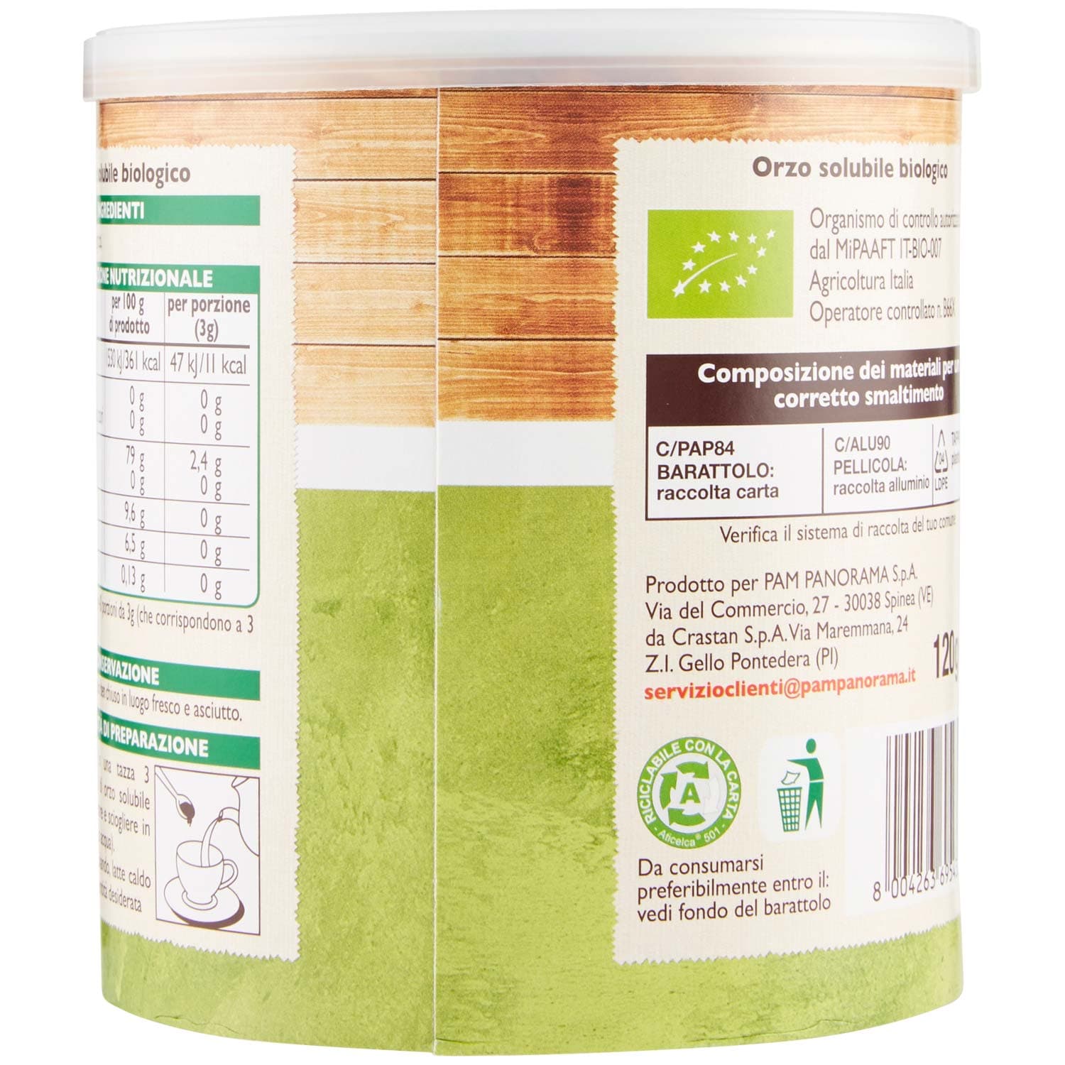 BIO Orzo solubile Biologico 120 g – immagine 5