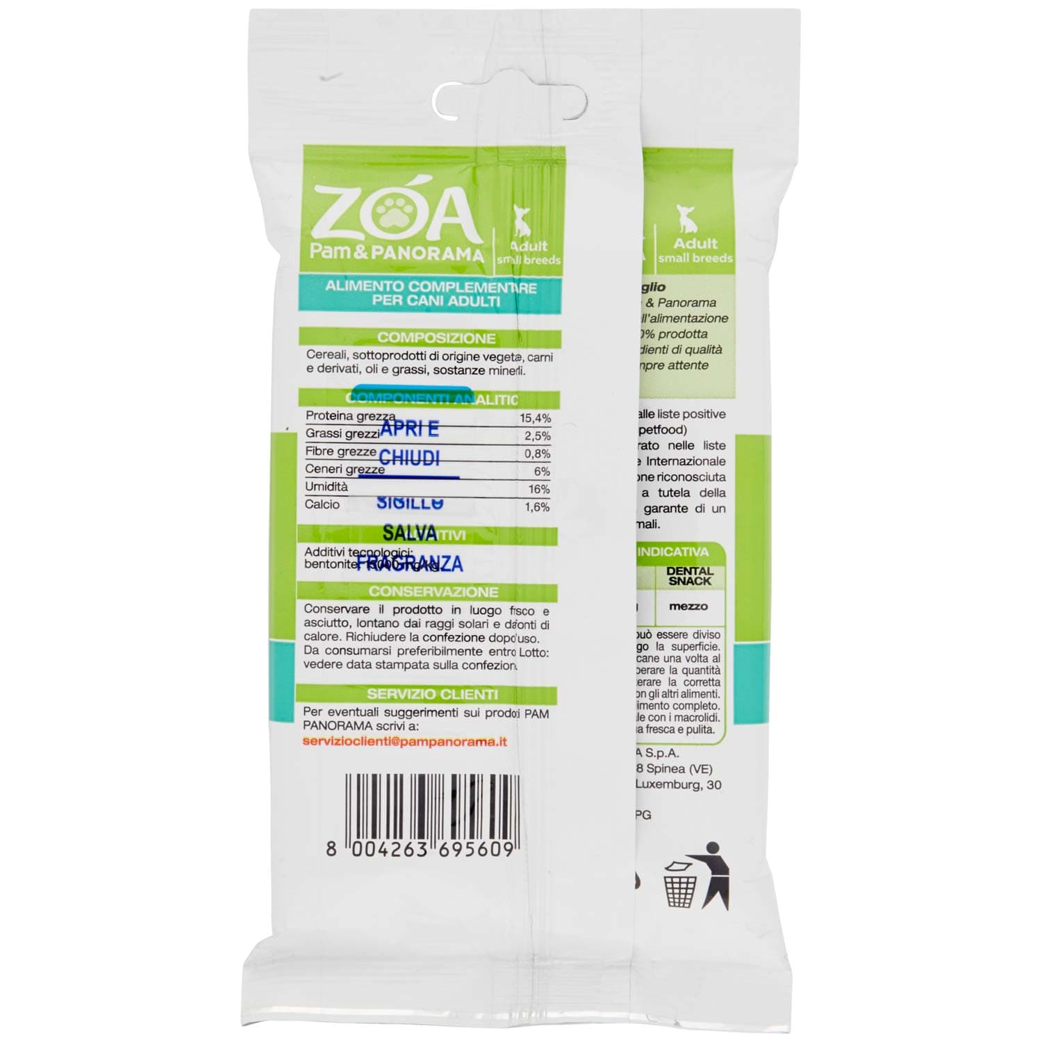 ZOA Adult small breeds Dental Snack 7 Snack 110 g – immagine 5