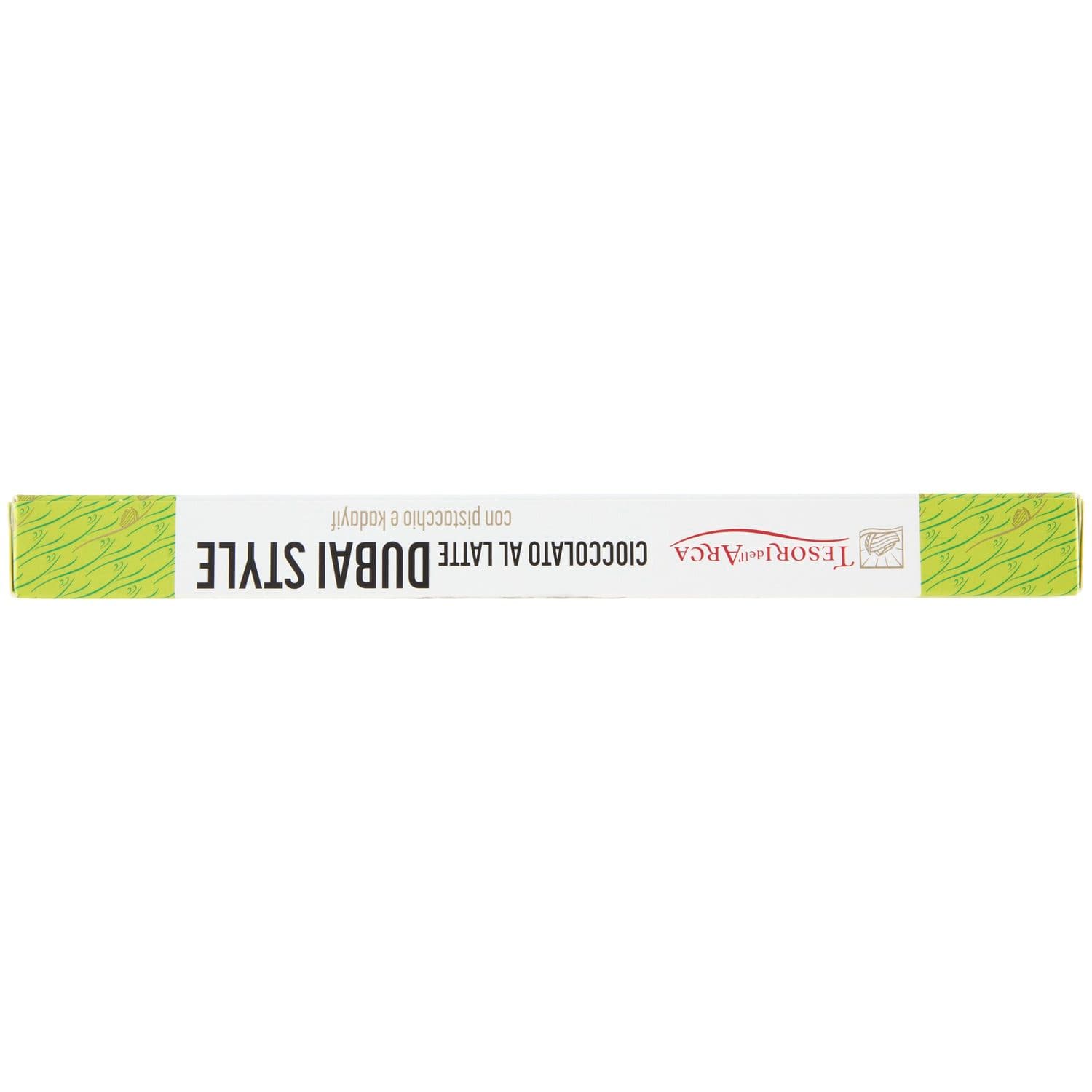 TESORI DELL'ARCA Cioccolato al Latte Dubai Style con pistacchio e kadayif 145 g – immagine 7