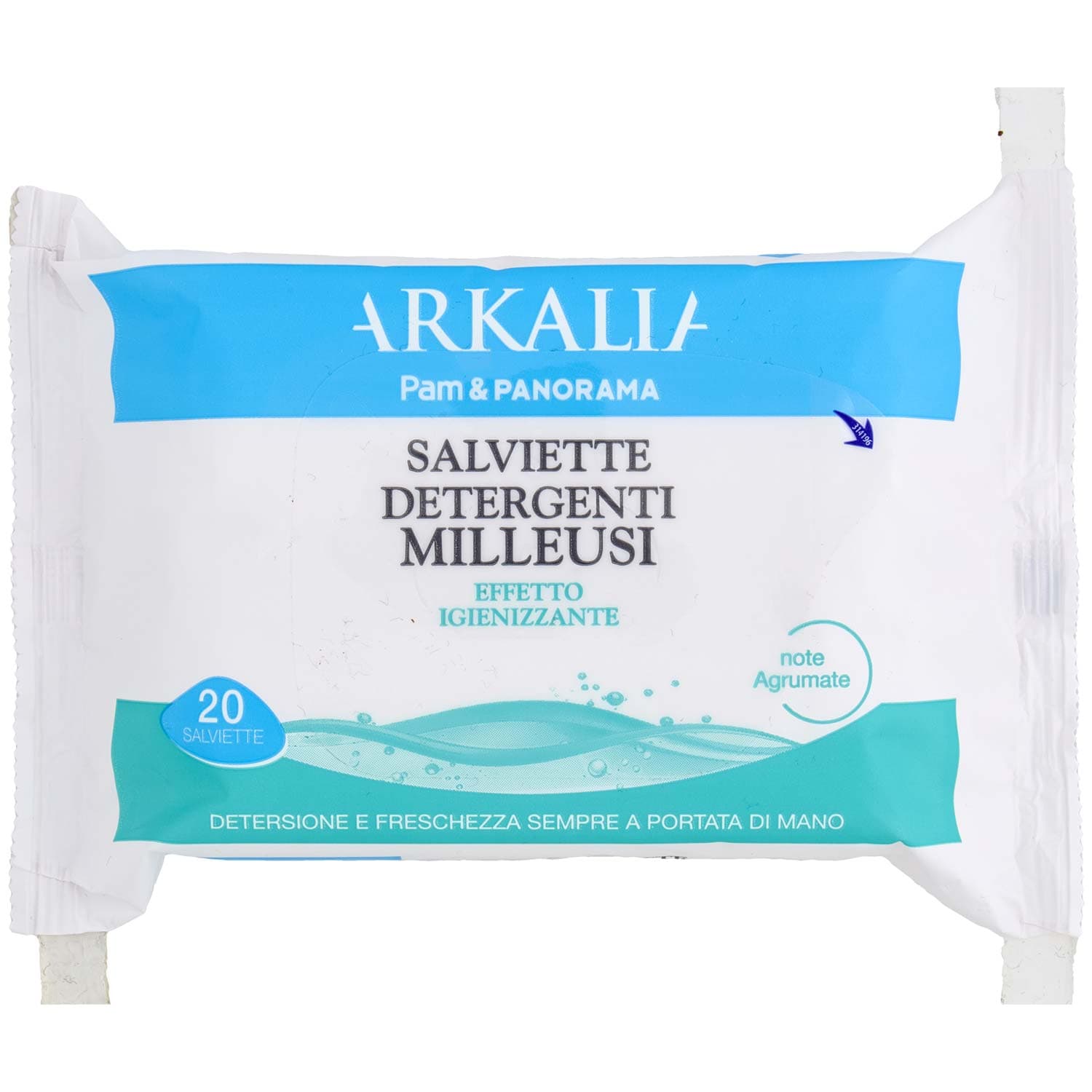 ARKALIA Salviette Detergenti Milleusi Igienizzante note Agrumate 20 pz – immagine 3