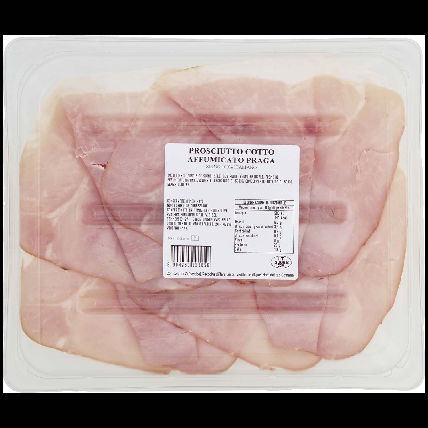 PAM PANORAMA Prosciutto Cotto Affumicato Praga 130 g – immagine 5