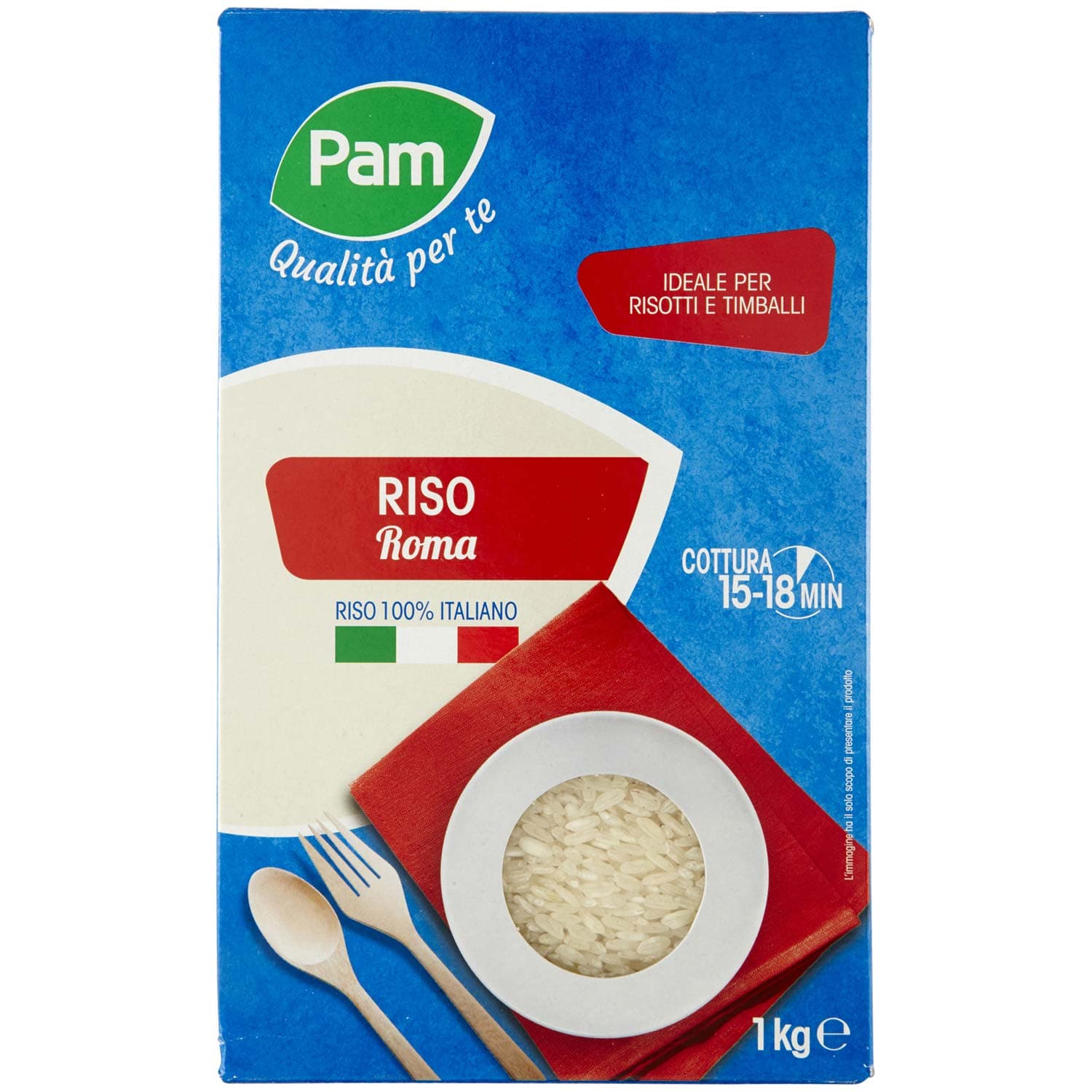 PAM Qualità per te Riso Roma 1 kg – immagine 3