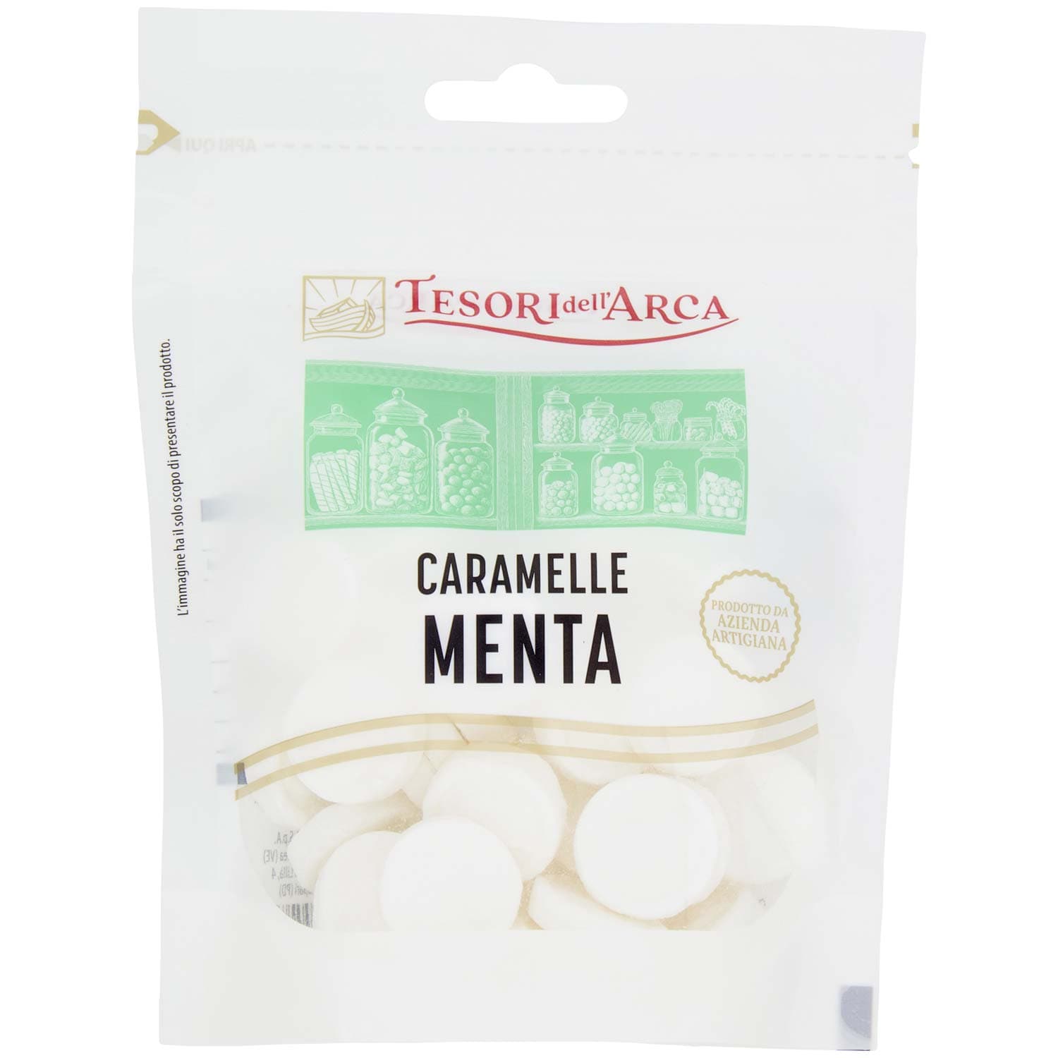 TESORI DELL'ARCA Caramelle Menta 80 g – immagine 3
