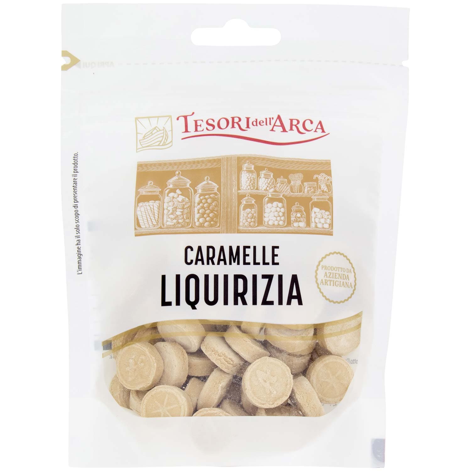 TESORI DELL'ARCA Caramelle Liquirizia 80 g – immagine 3