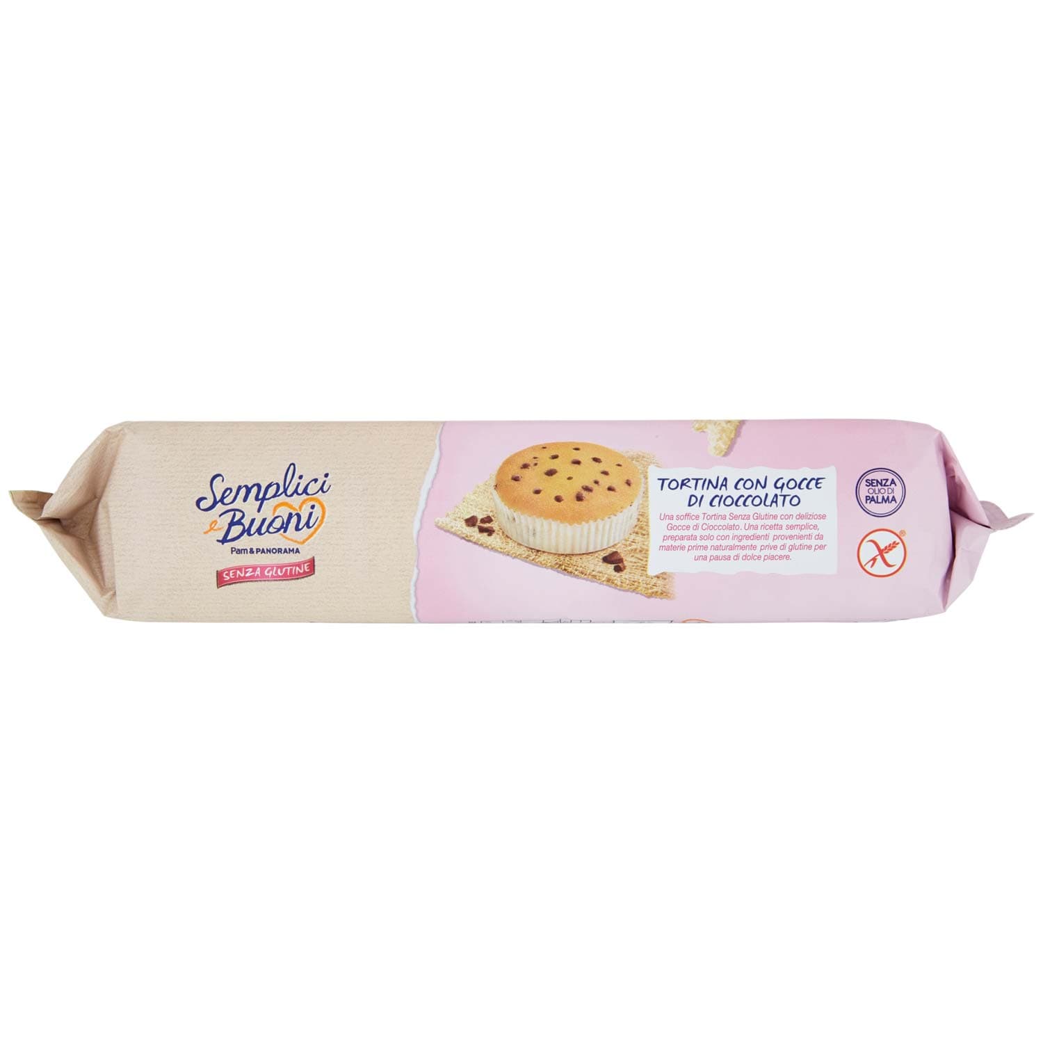 SEMPLICI E BUONI Senza Glutine Tortina con Gocce di Cioccolato 252g (42g x 6) – immagine 4