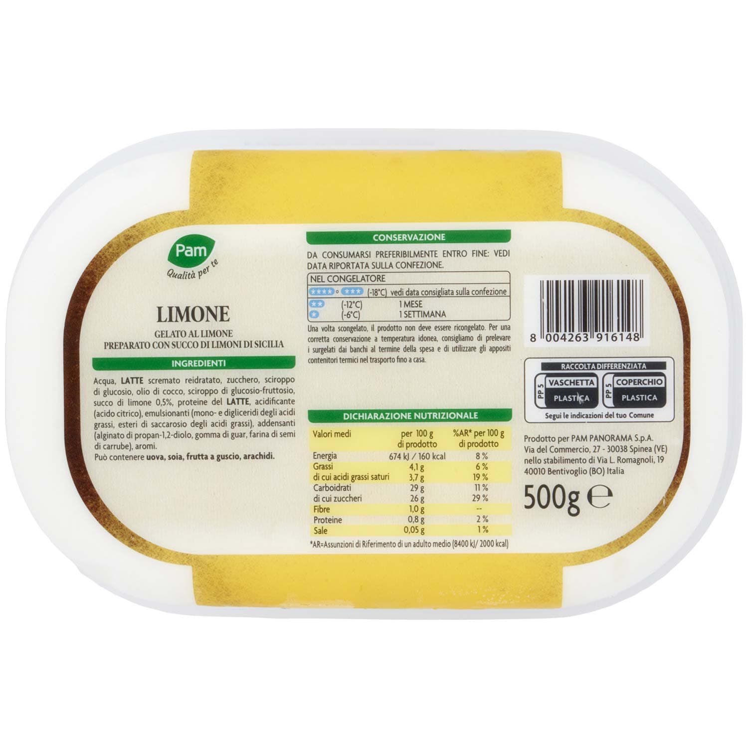 PAM Qualità per te Limone con succo di limoni di Sicilia 500 g – immagine 5