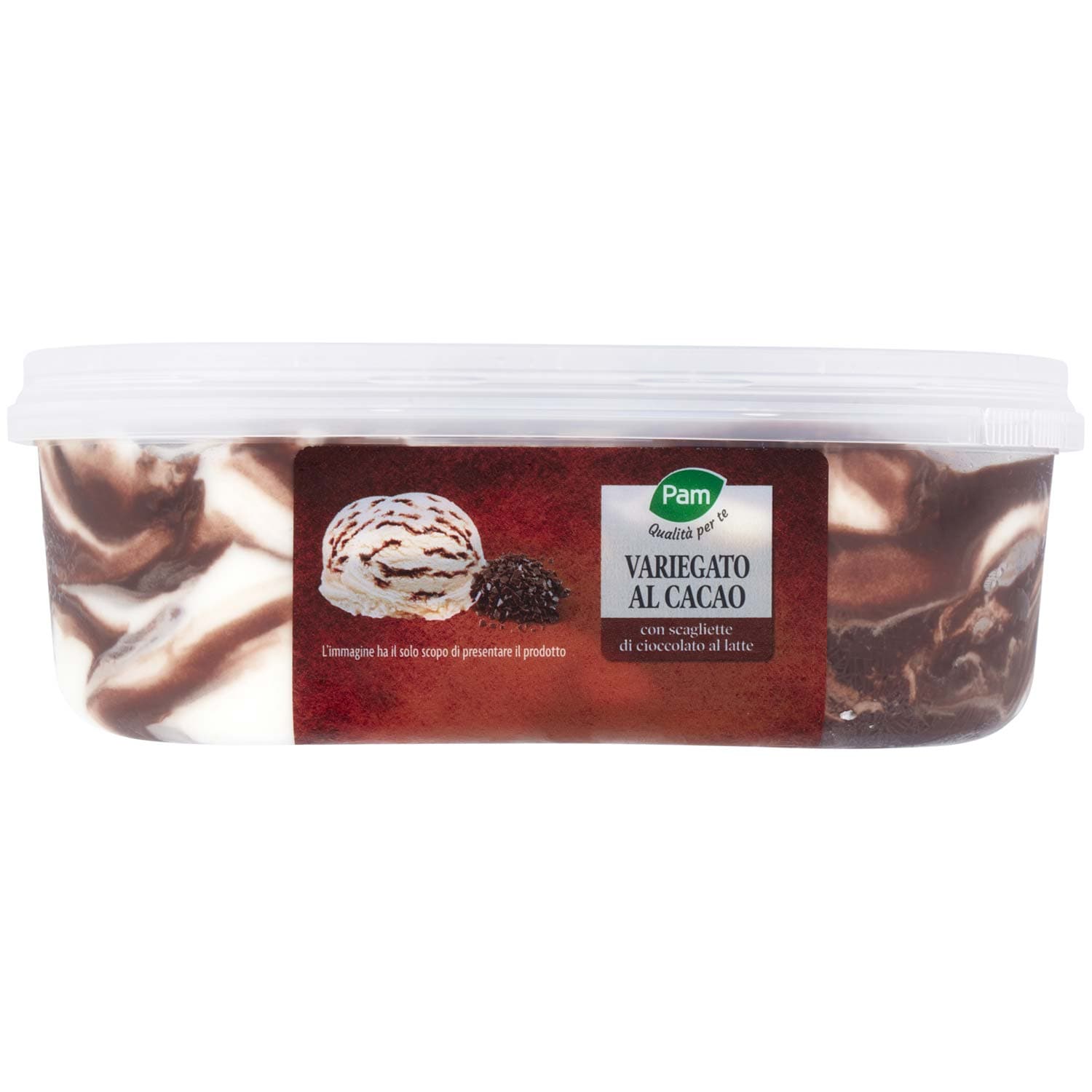 PAM Qualità per te Variegato al Cacao con scagliette di cioccolato al latte 500 g – immagine 8