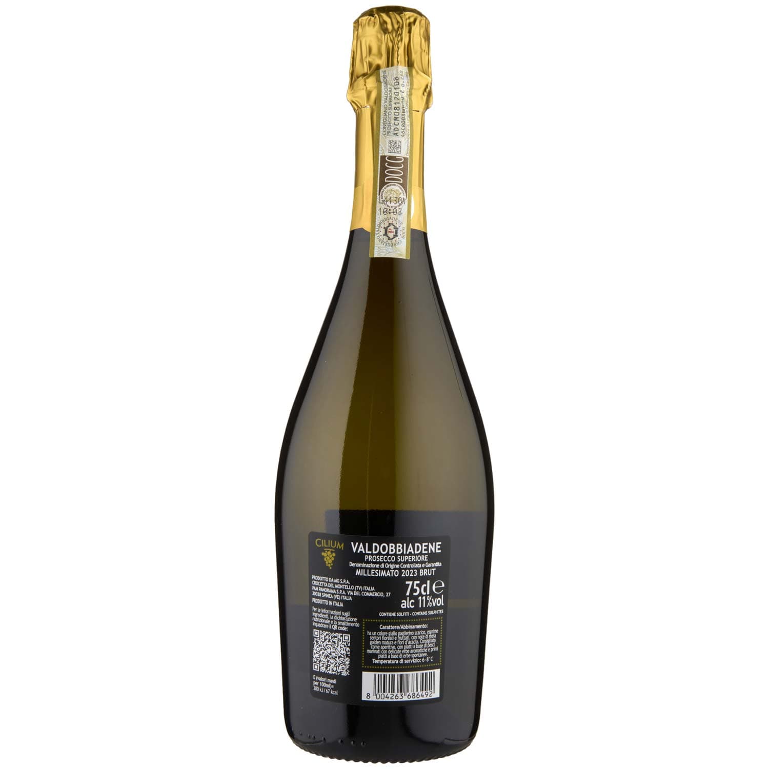 Valdobbiadene Prosecco Superiore DOCG millesimato brut - Cilium – immagine 5