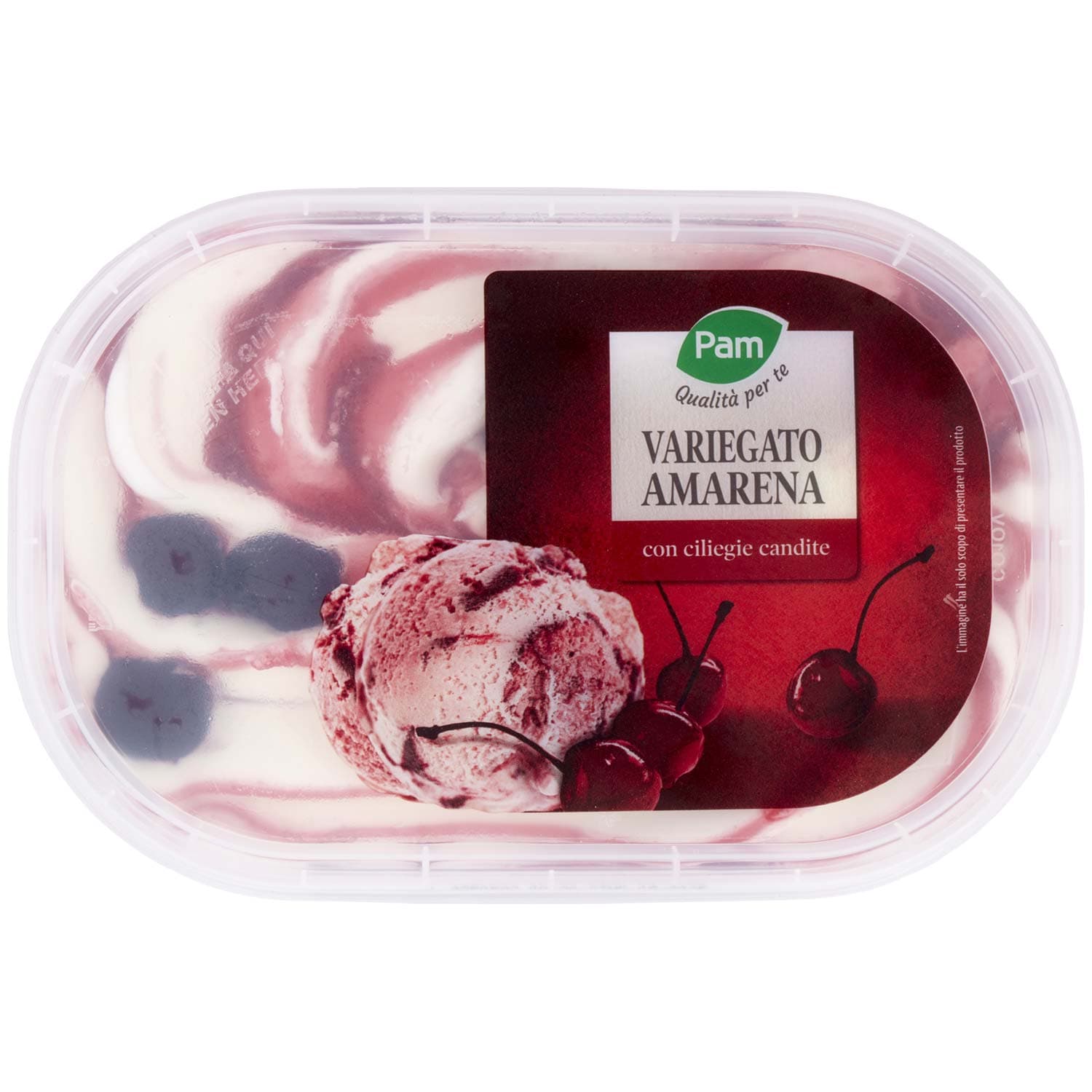 PAM Qualità per te Variegato Amarena con ciliegie candite 500 g – immagine 3
