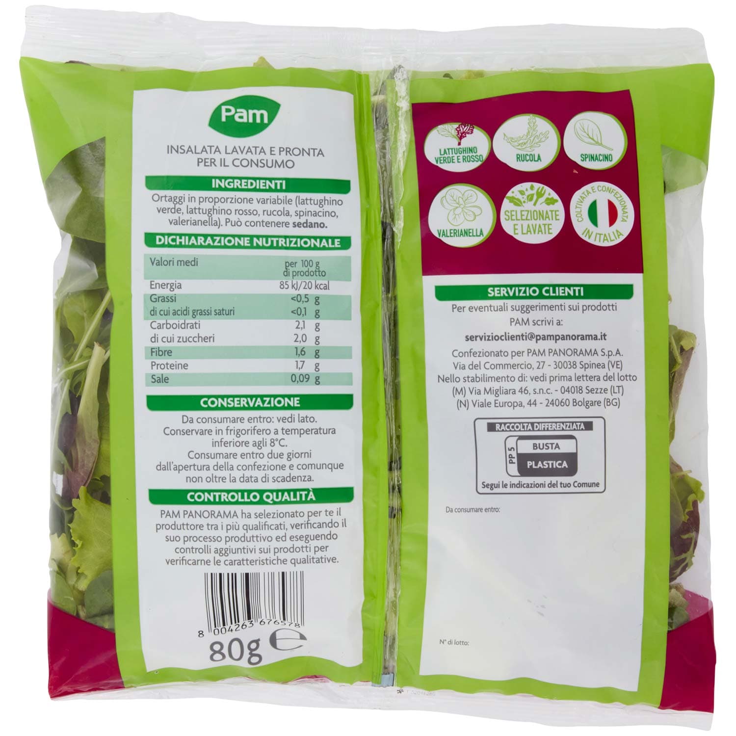PAM Misticanza 80 g – immagine 5