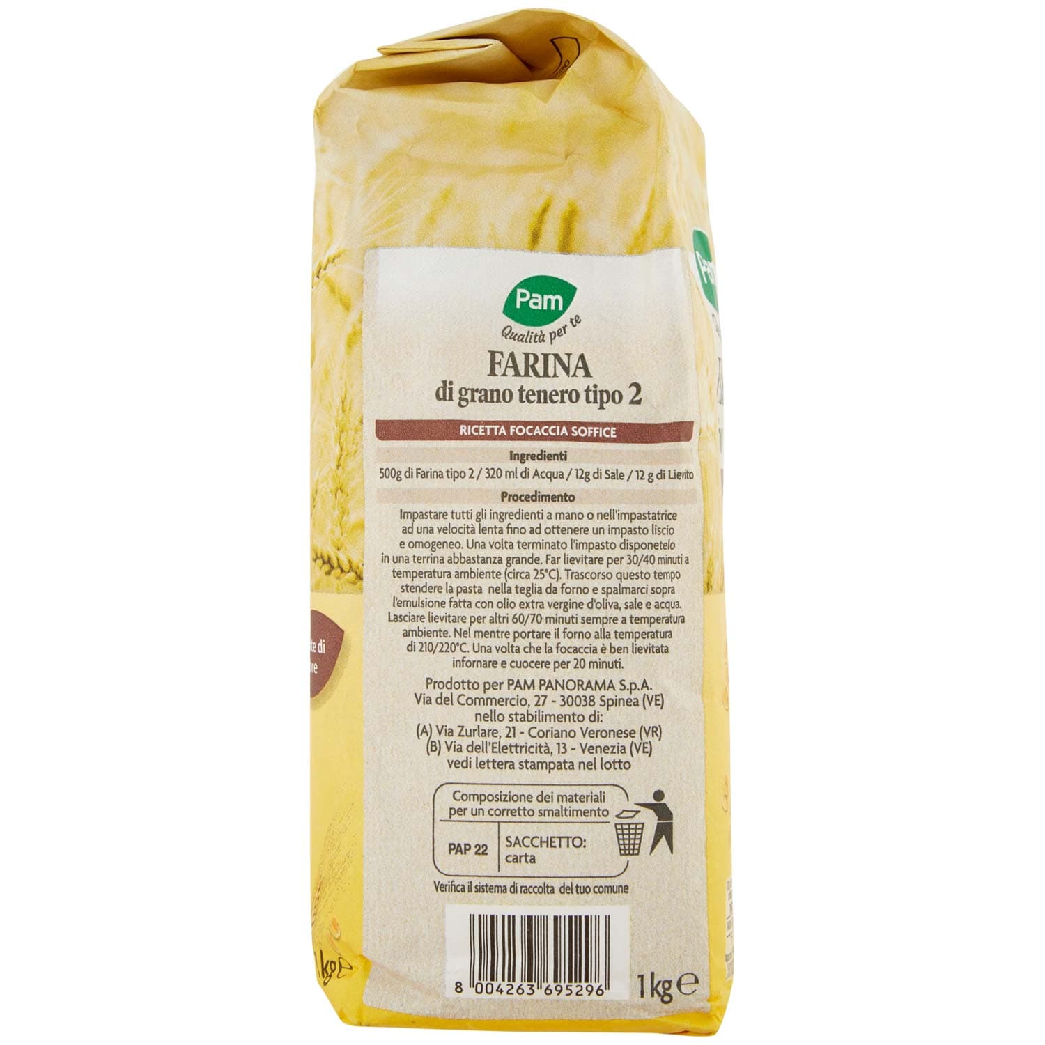 PAM Qualità per te Farina tipo 2 1 kg – immagine 4