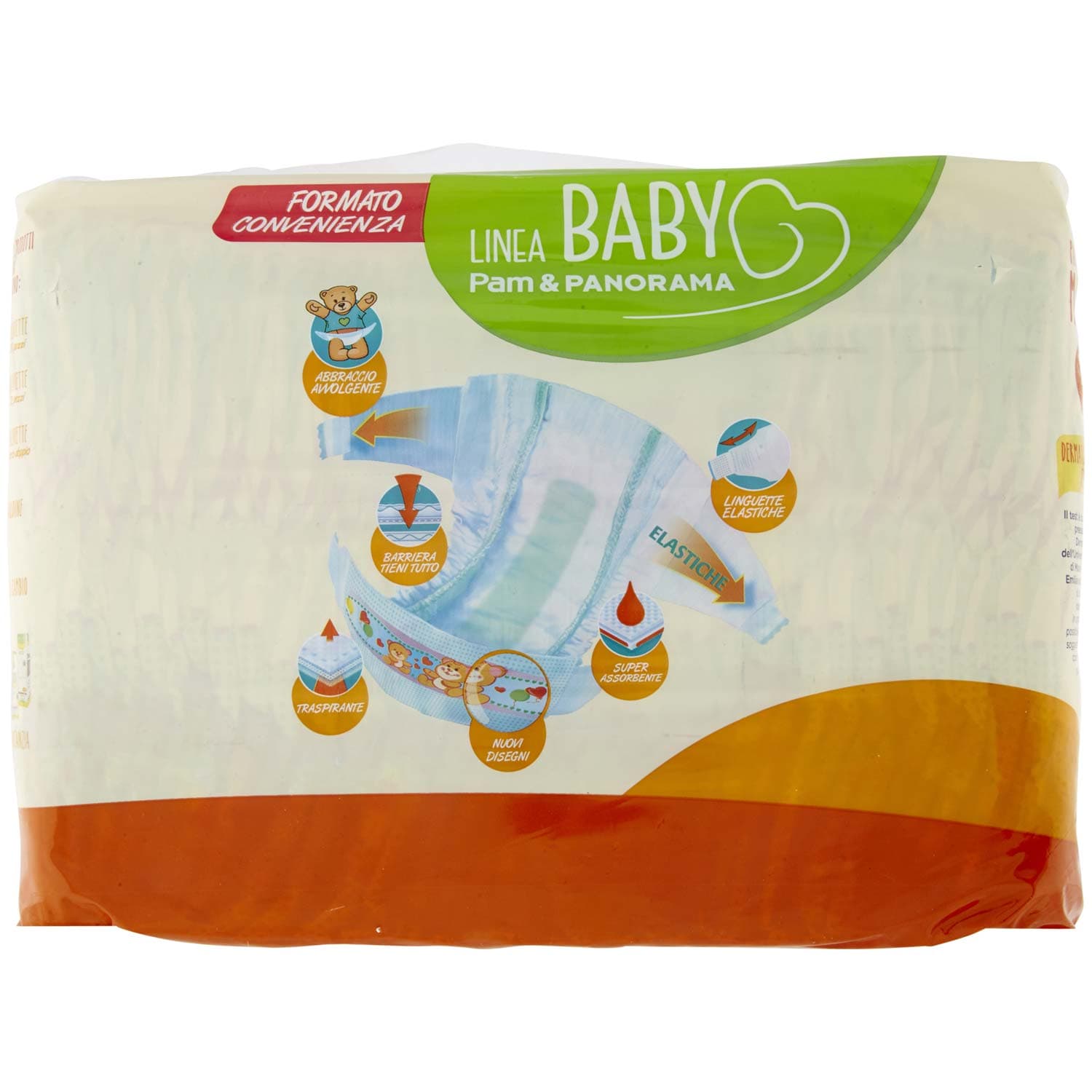 PAM PANORAMA Linea Baby Pannolini Maxi Taglia 4 7-18kg 20 + 20 pz – immagine 5