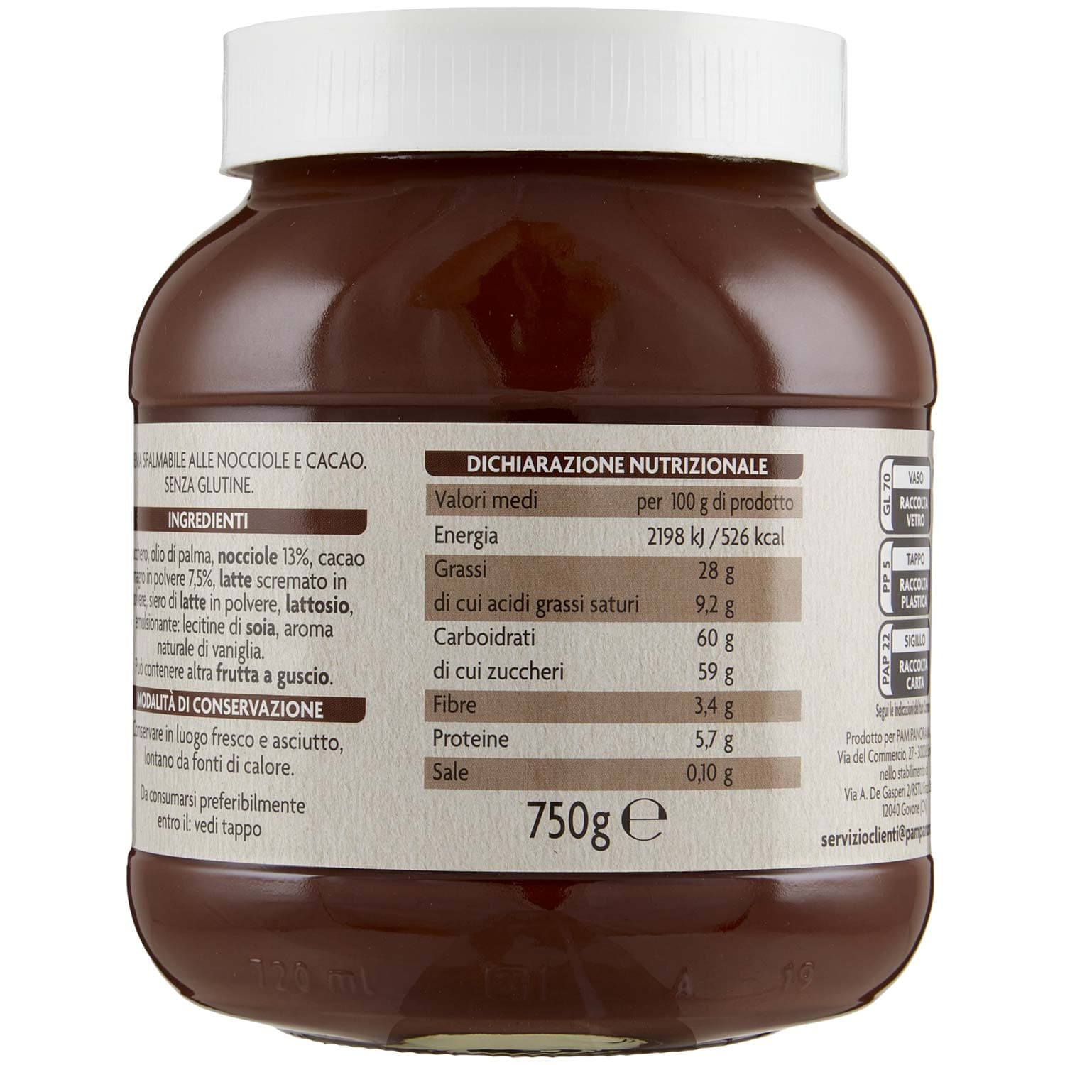 PAM PANORAMA Crema alle nocciole 750 g – immagine 5