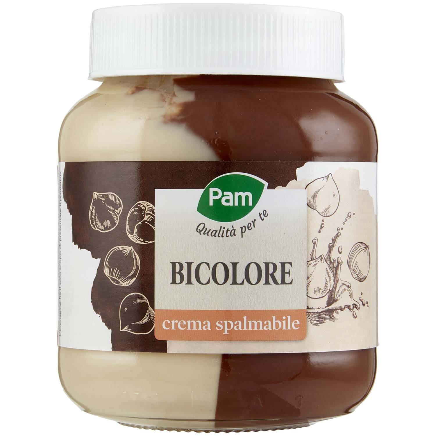 PAM Qualità per te Bicolore crema spalmabile 400 g – immagine 3