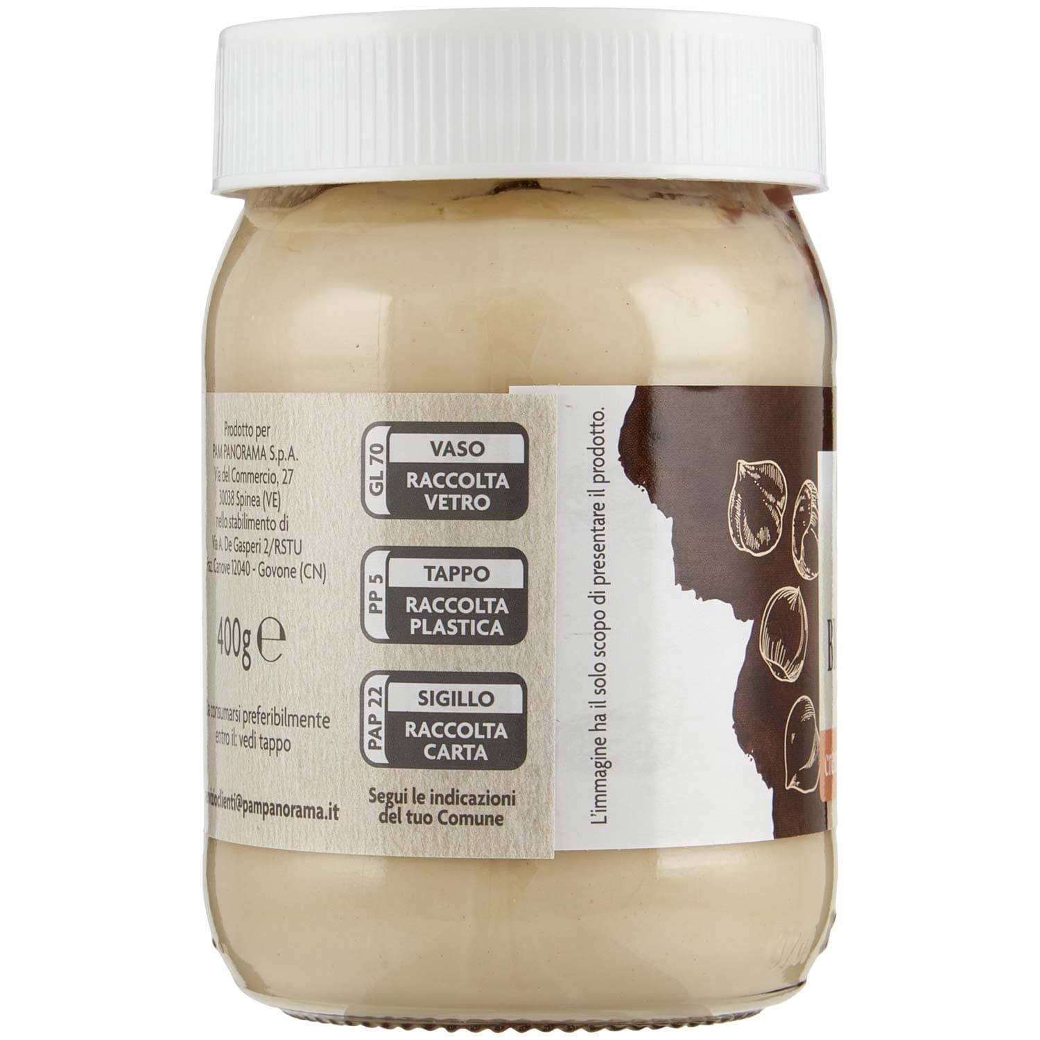 PAM Qualità per te Bicolore crema spalmabile 400 g – immagine 4