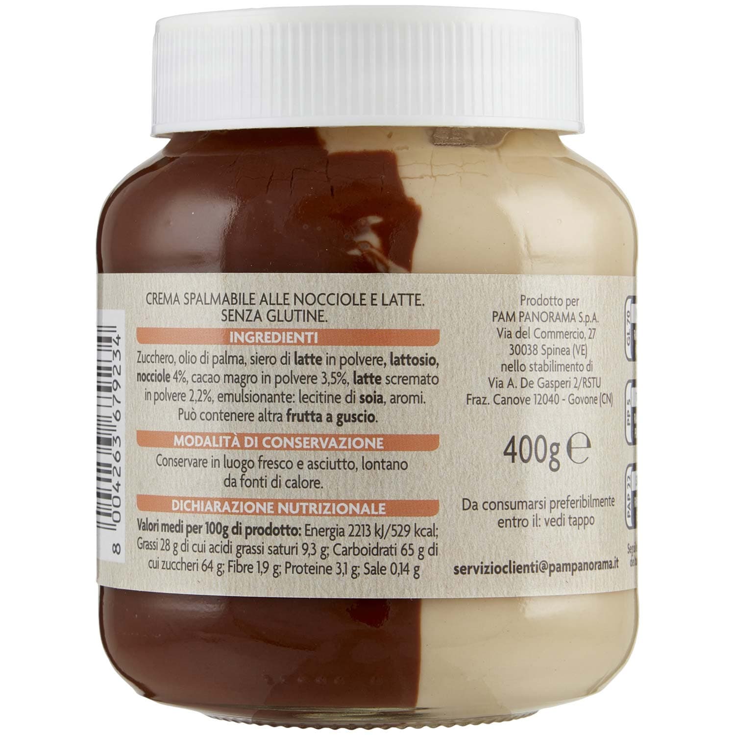 PAM Qualità per te Bicolore crema spalmabile 400 g – immagine 5