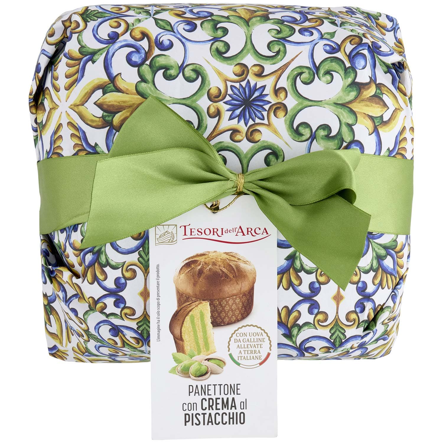 TESORI DELL'ARCA Panettone con Crema al Pistacchio 1000 g – immagine 3