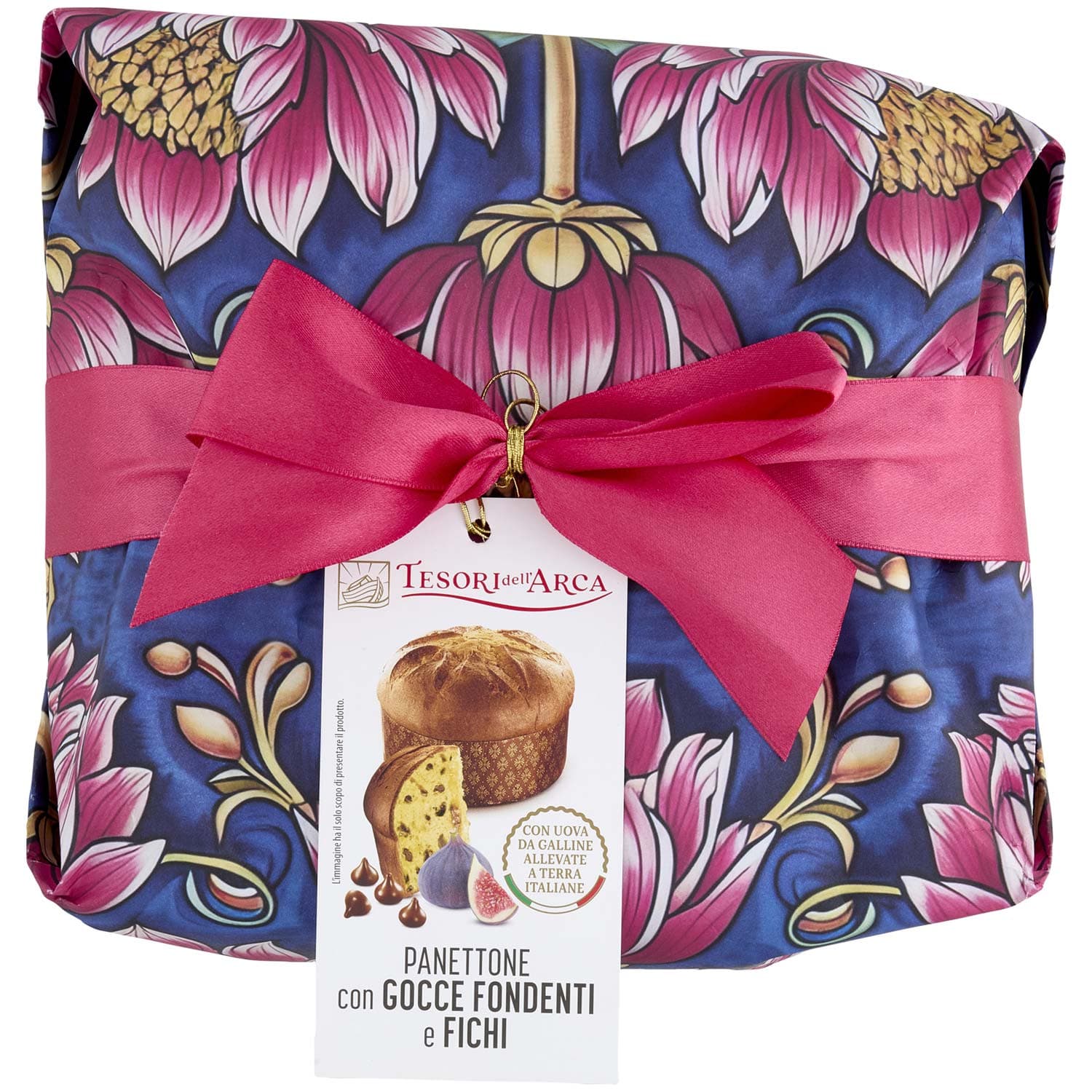 TESORI DELL'ARCA Panettone con Gocce Fondenti e Fichi 1000 g – immagine 3