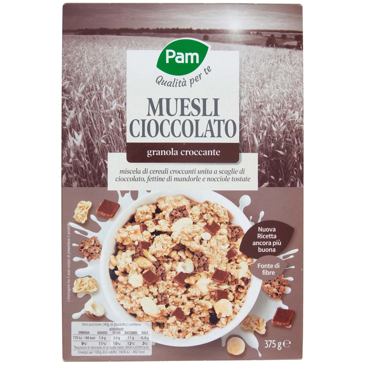 PAM Qualità per te Muesli Cioccolato granola croccante 375 g – immagine 3