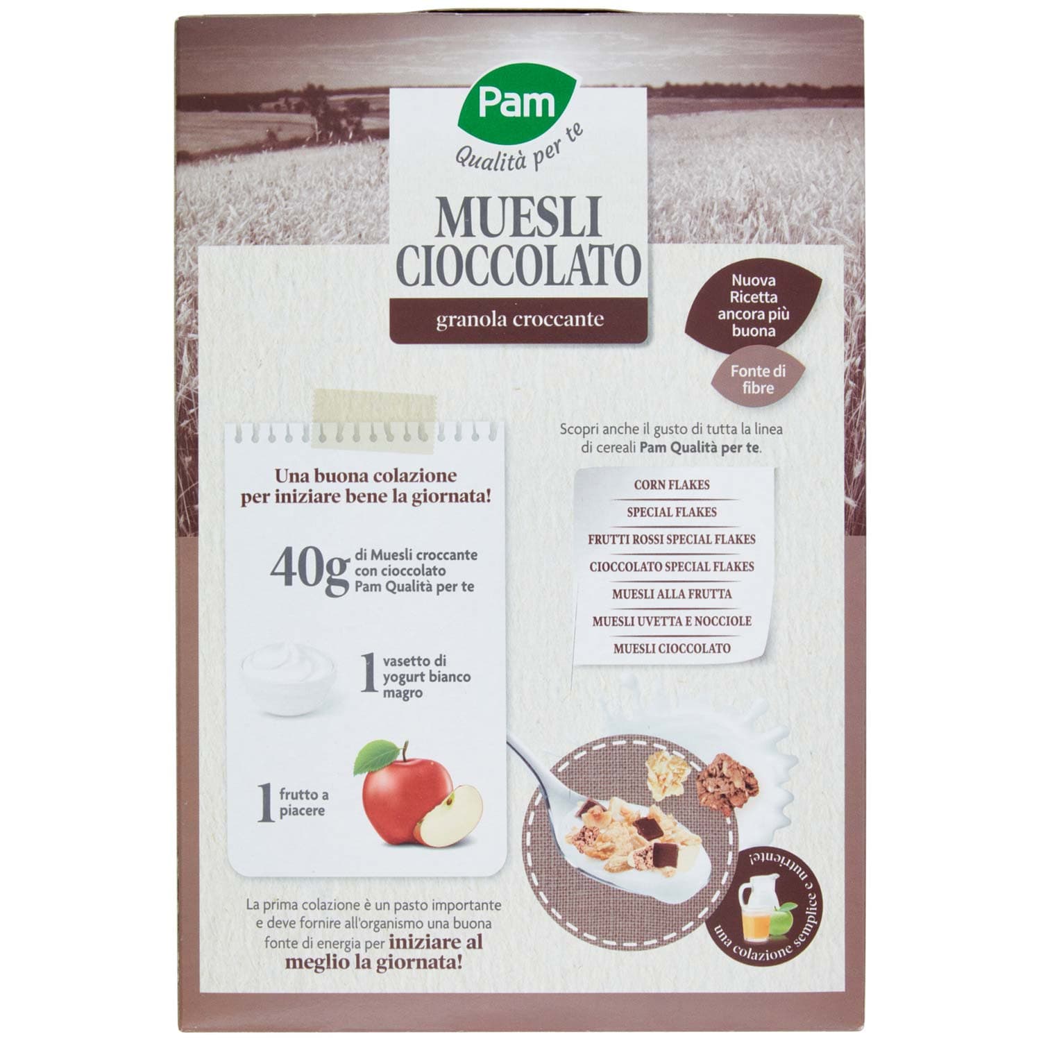 PAM Qualità per te Muesli Cioccolato granola croccante 375 g – immagine 5