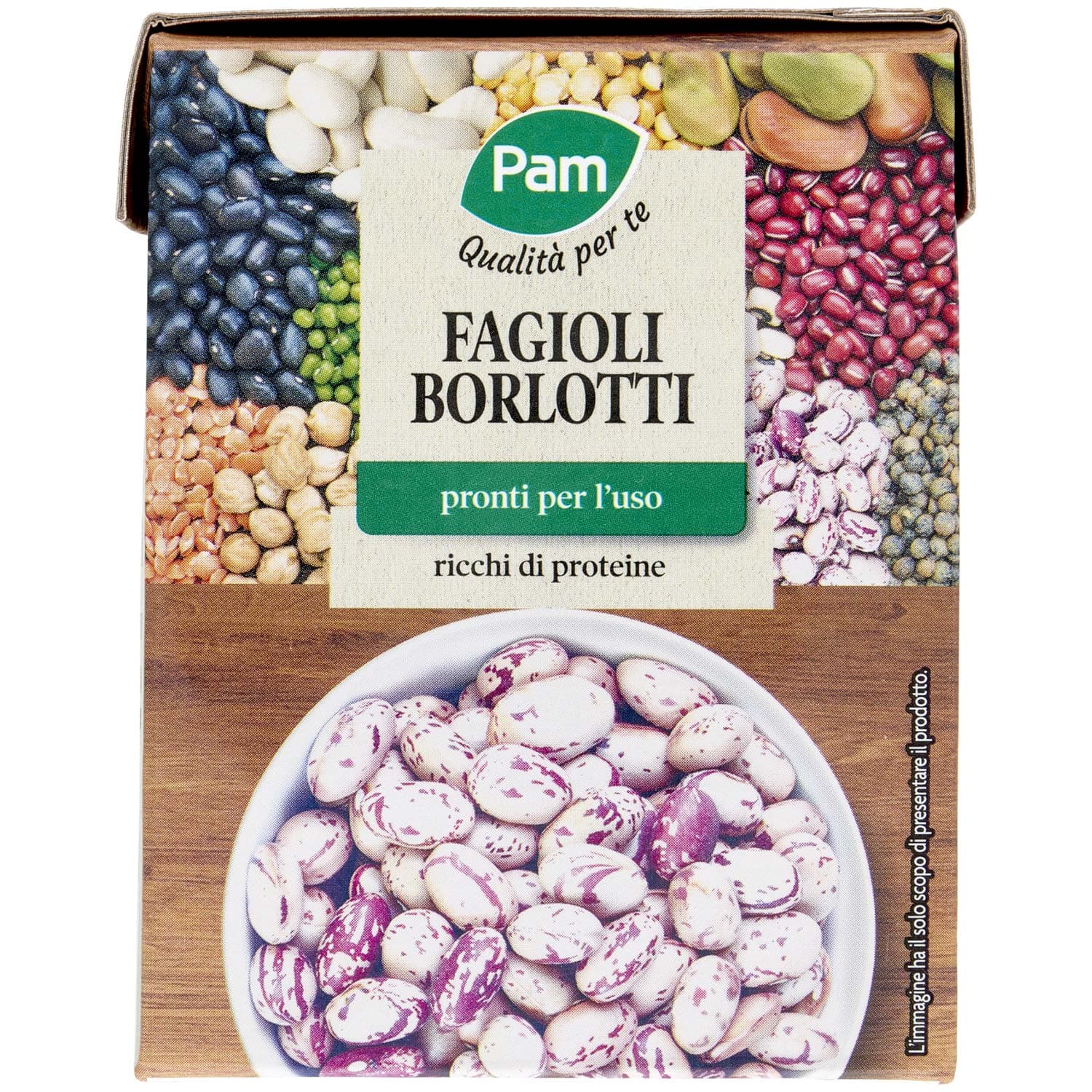 PAM Qualità per te Fagioli Borlotti 380 g – immagine 5
