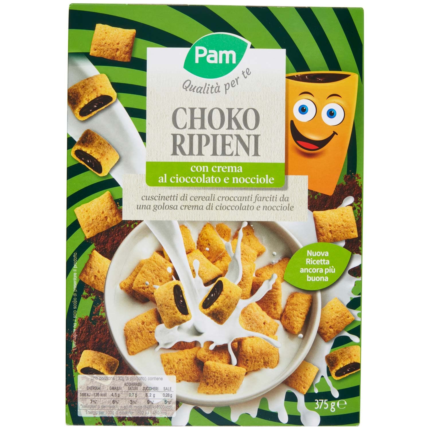 PAM Qualità per te Choko Ripieni con crema al cioccolato e nocciole 375 g – immagine 3