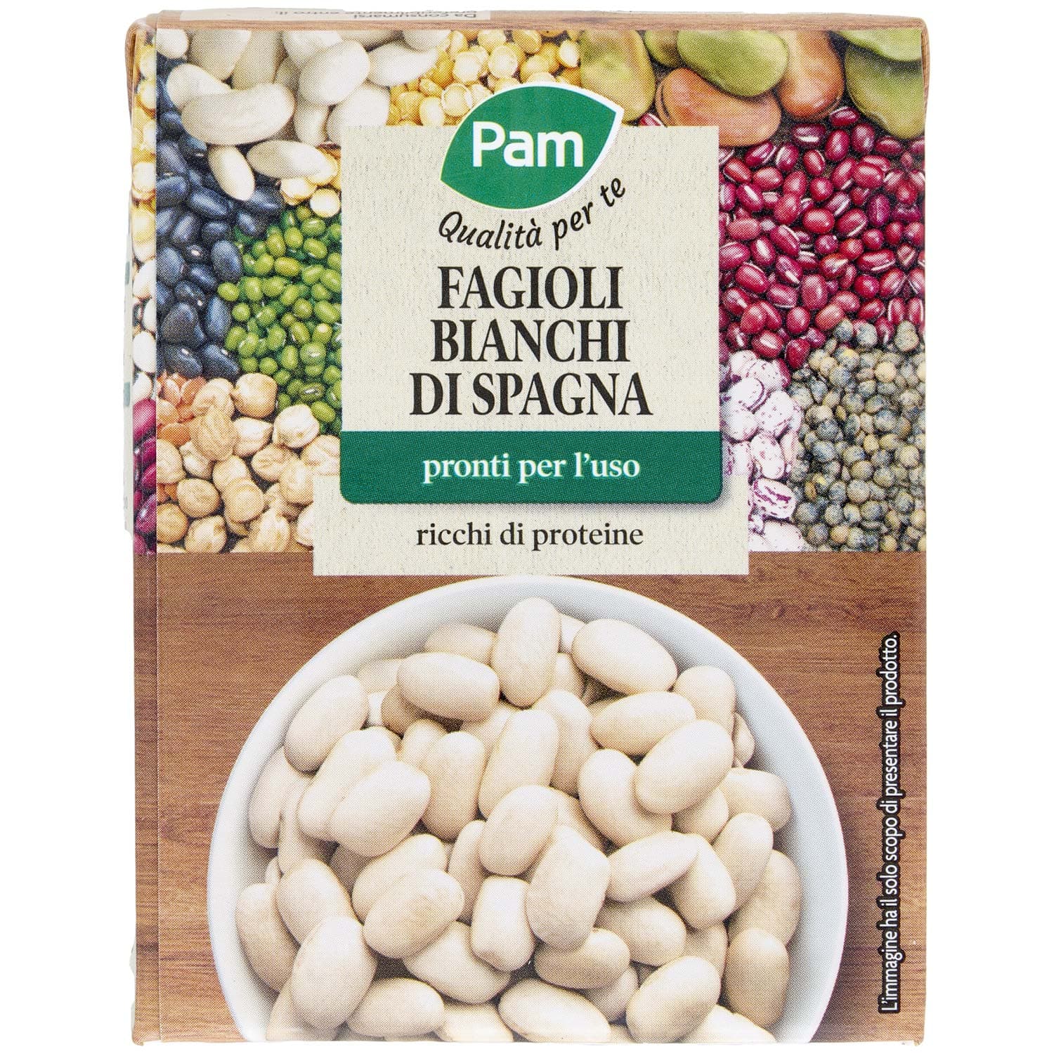 PAM Qualità per te Fagioli Bianchi di Spagna 380 g – immagine 3
